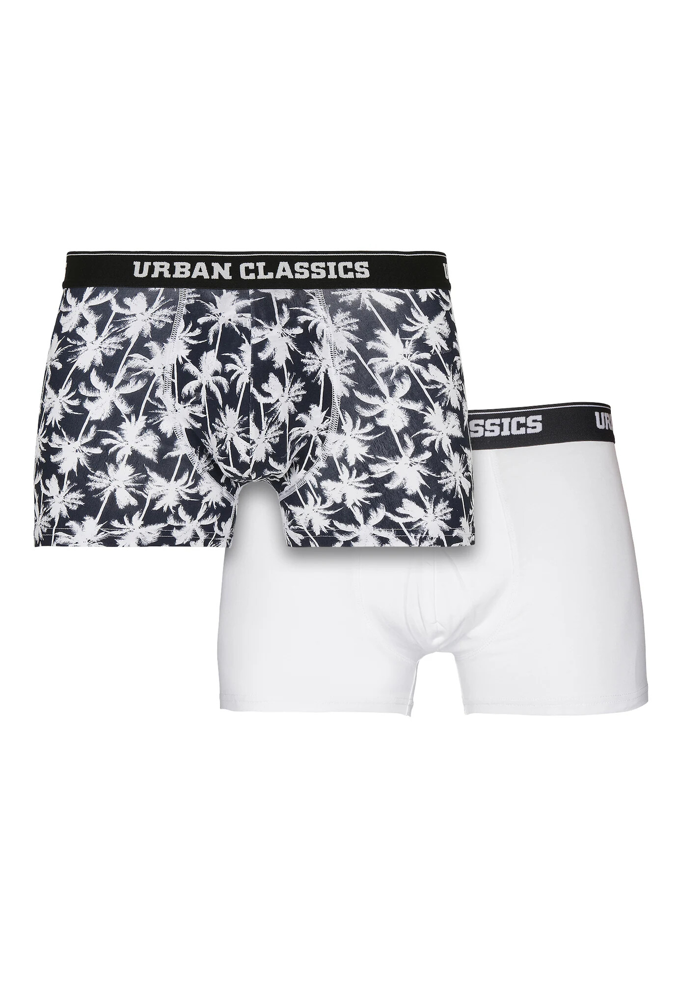 Urban Classics Boxeri negru / alb - Pled.ro