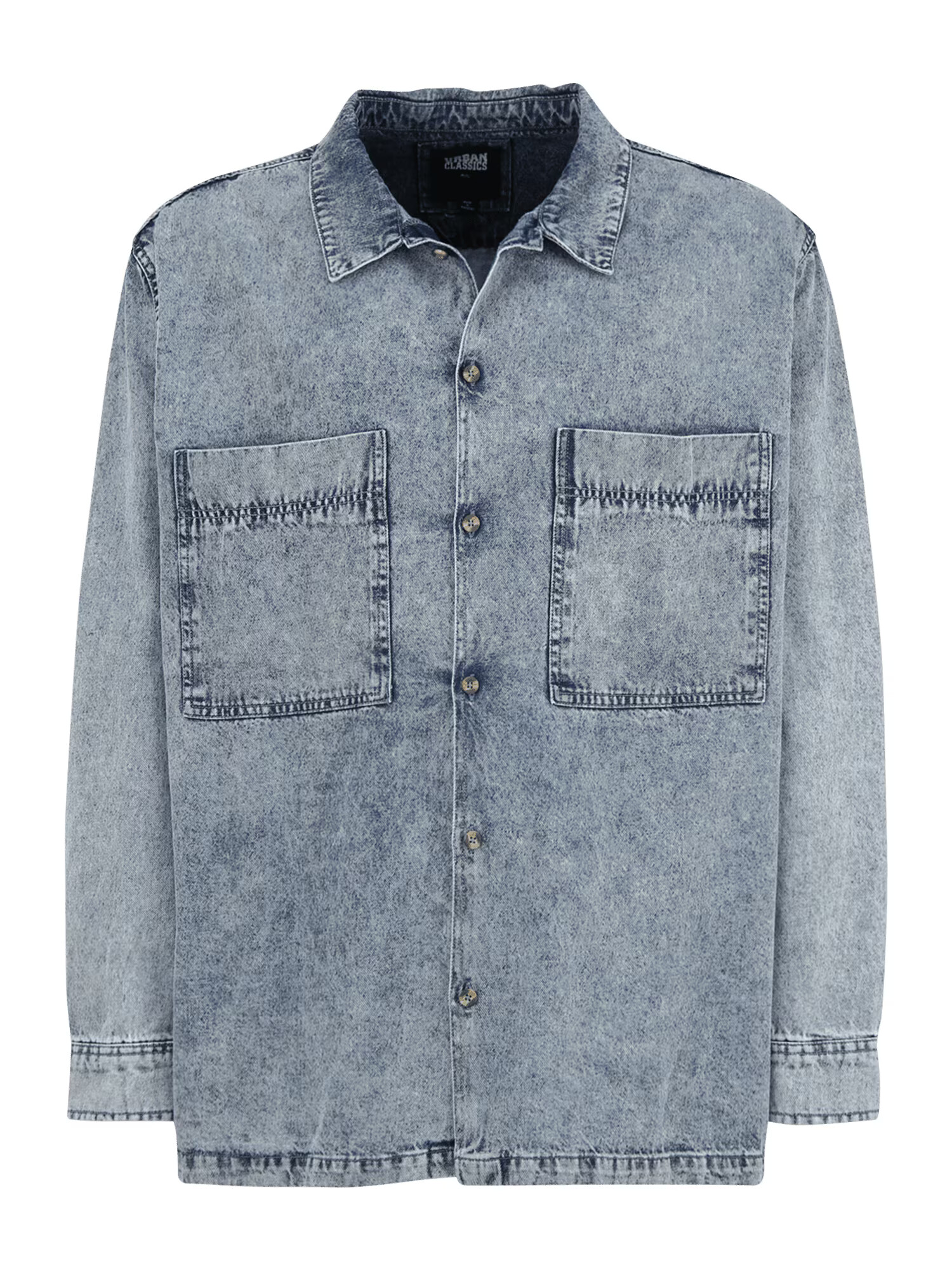 Urban Classics Cămașă albastru denim - Pled.ro