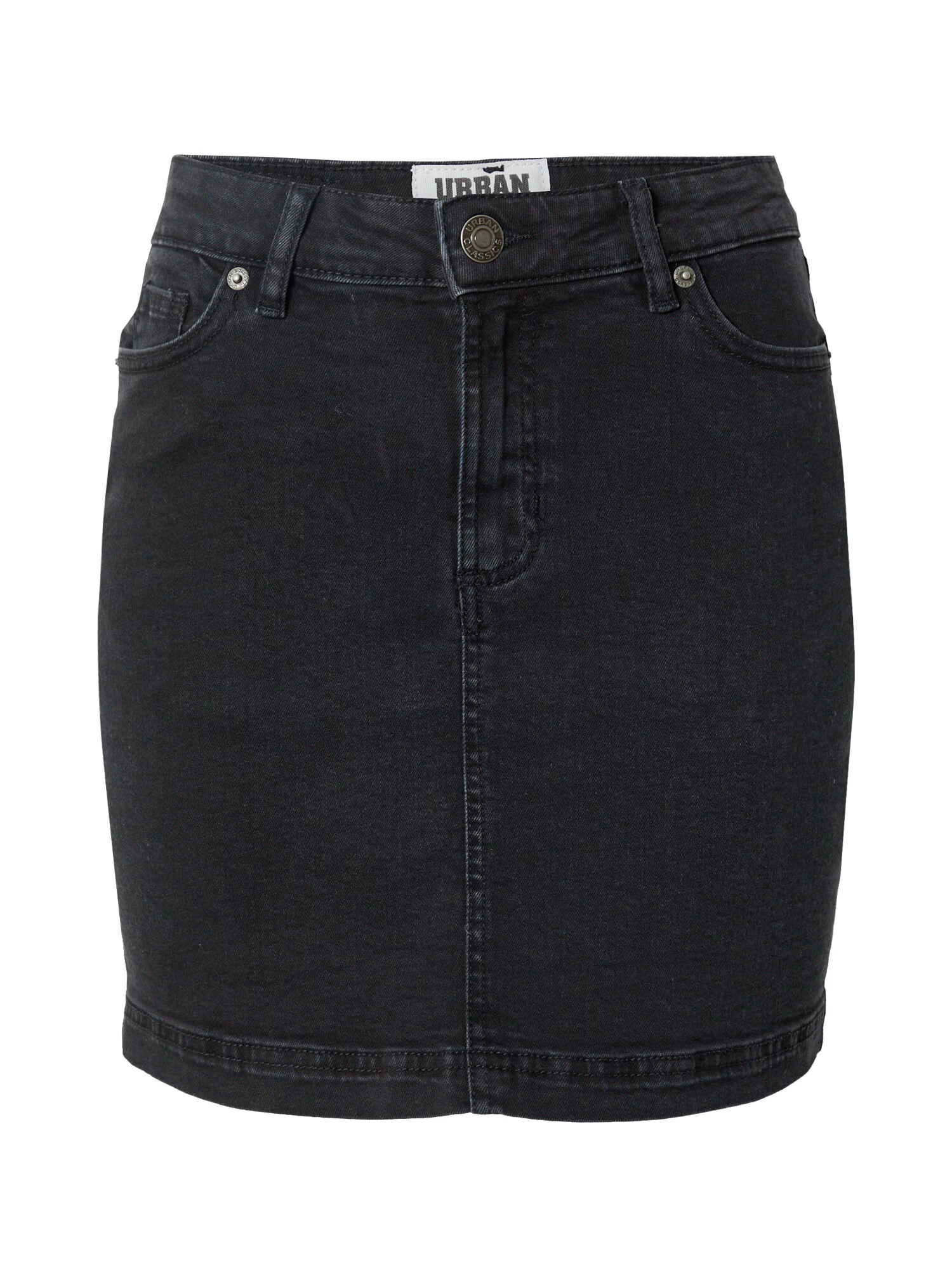 Urban Classics Fustă negru denim - Pled.ro