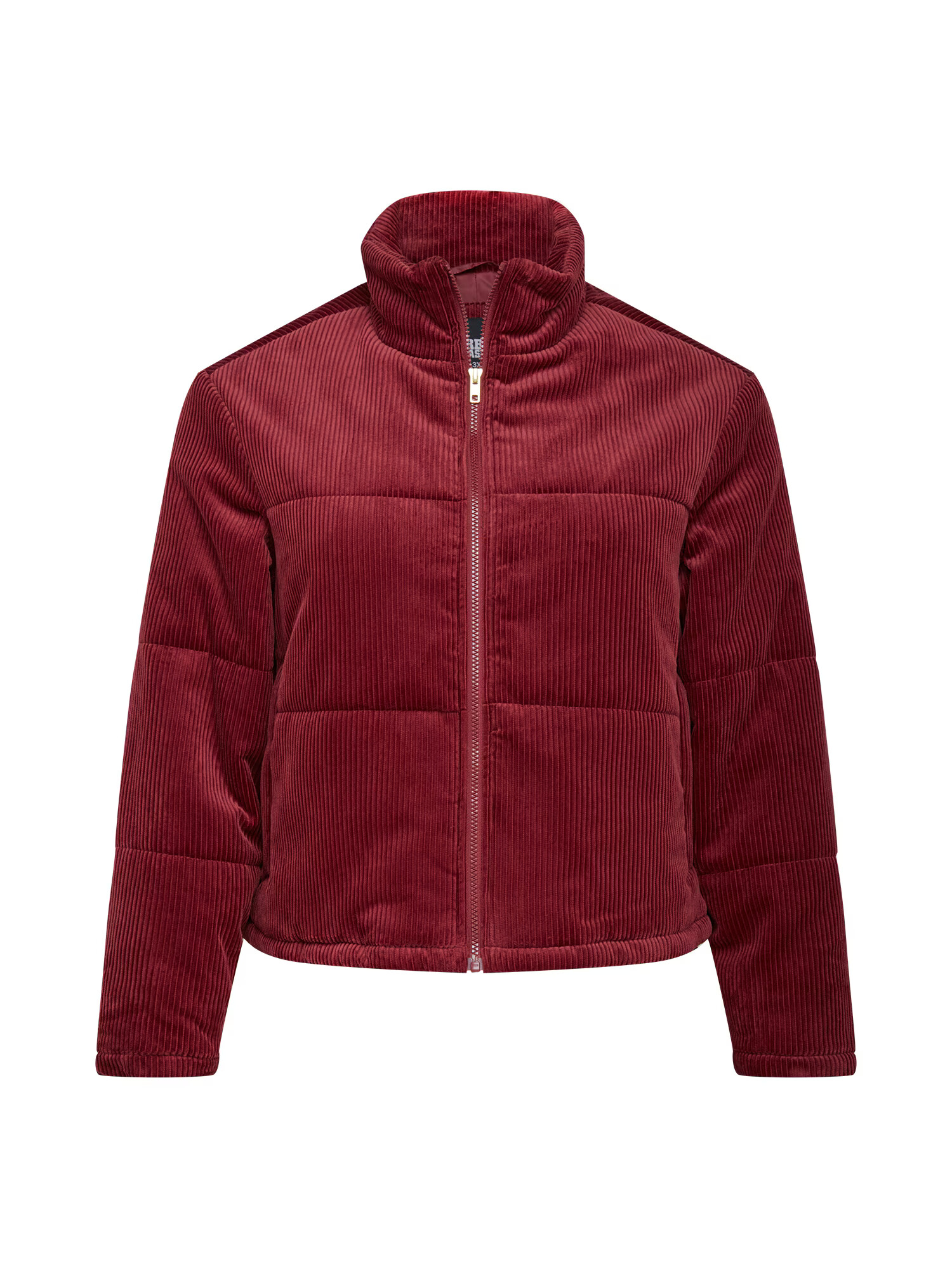 Urban Classics Geacă de primăvară-toamnă 'Corduroy Puffer Jacket' roșu burgundy - Pled.ro