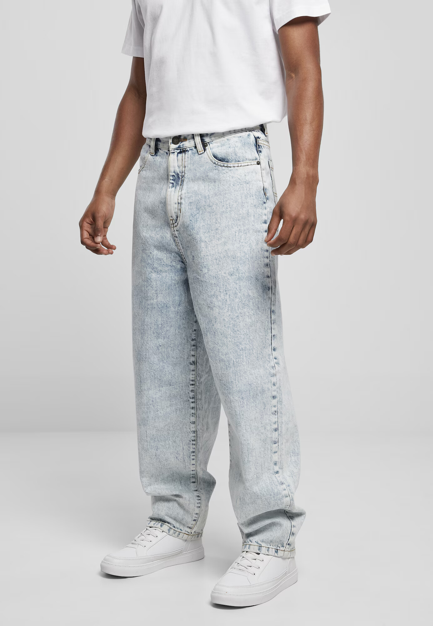 Urban Classics Jeans '90‘s' albastru deschis - Pled.ro