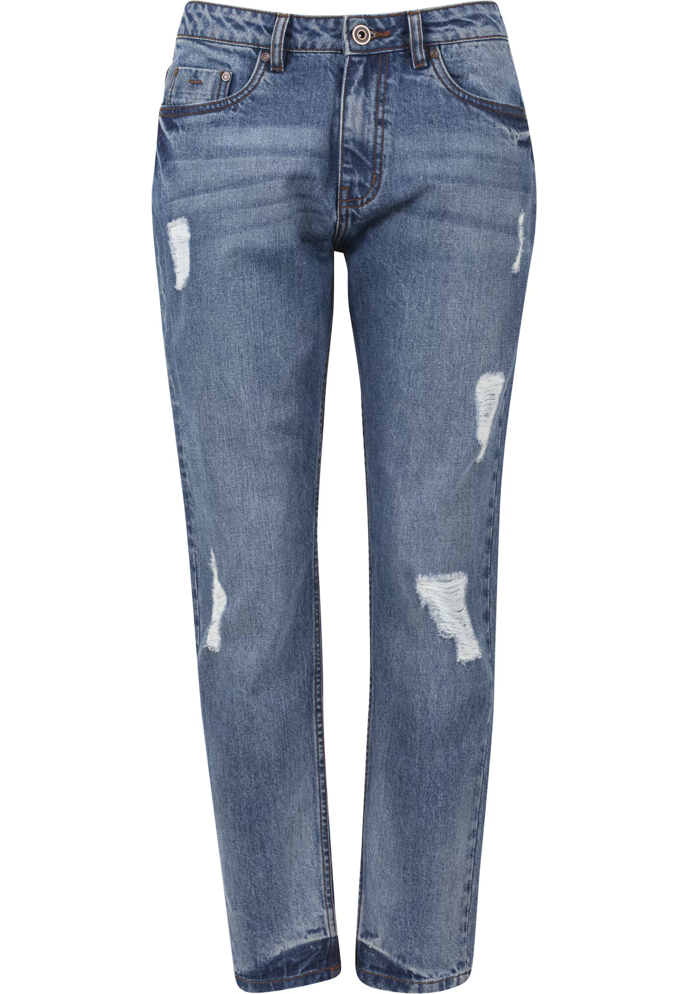 Urban Classics Jeans 'Boyfriend' albastru denim - Pled.ro