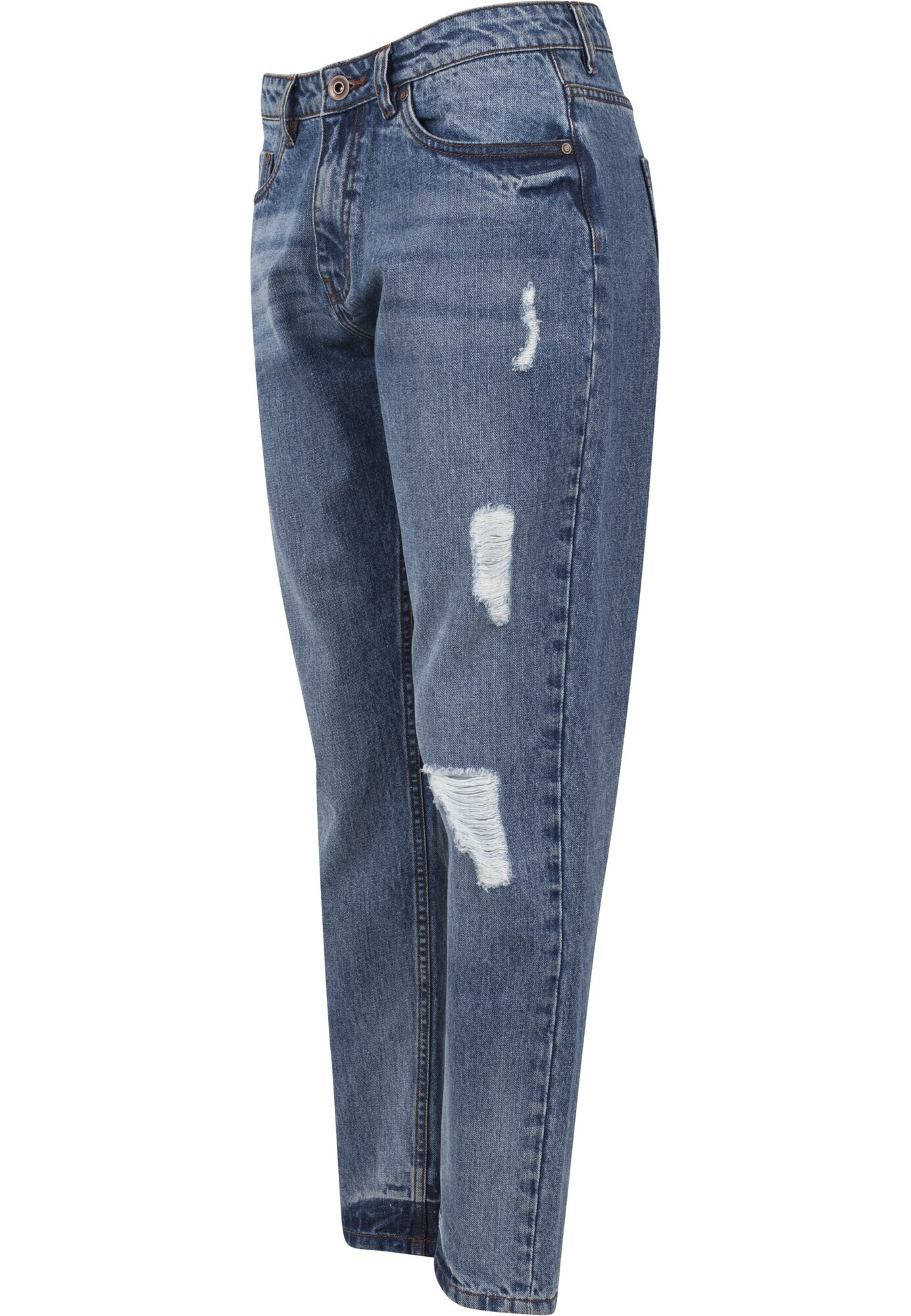 Urban Classics Jeans 'Boyfriend' albastru denim - Pled.ro