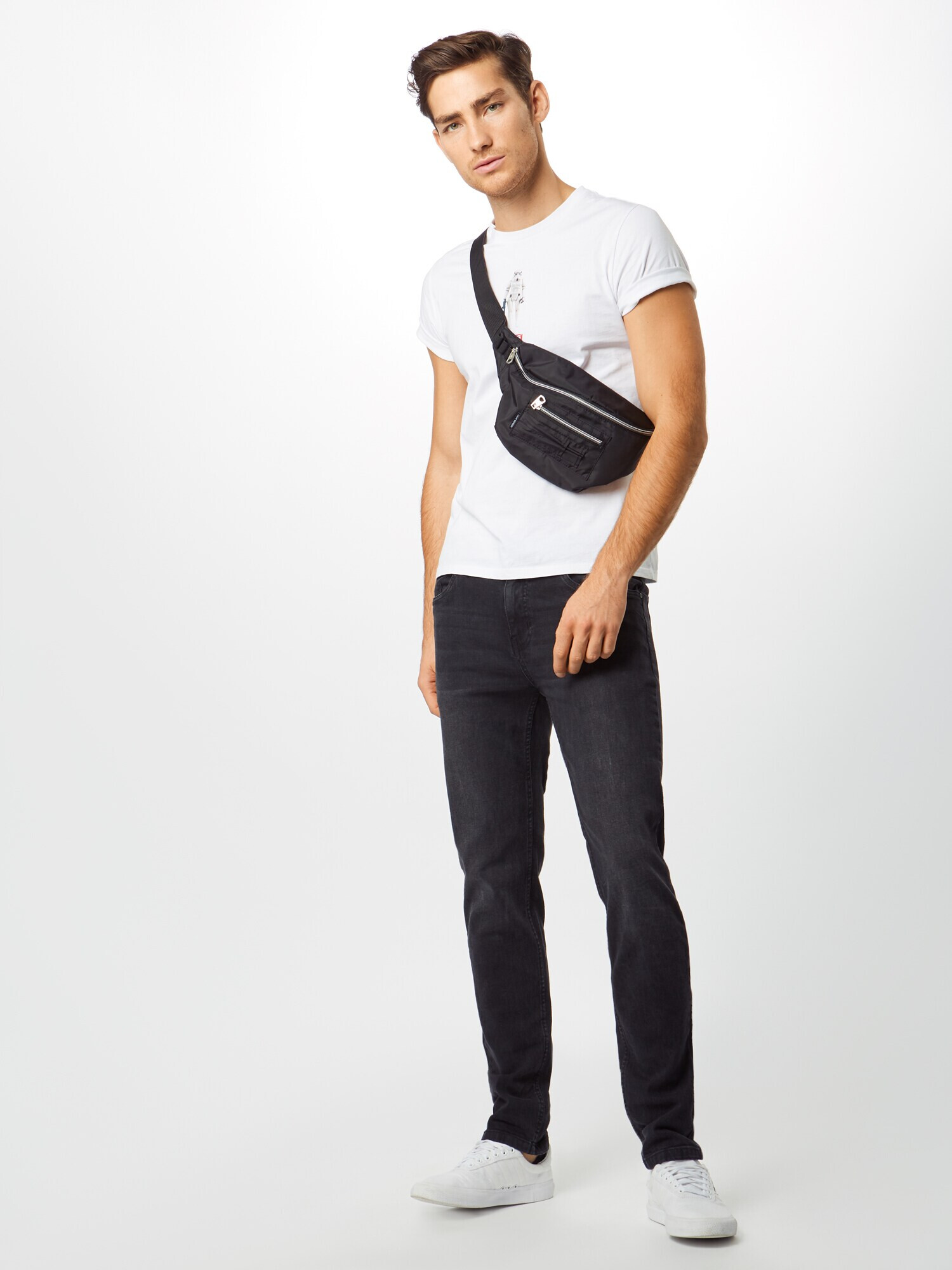 Urban Classics Jeans negru denim - Pled.ro