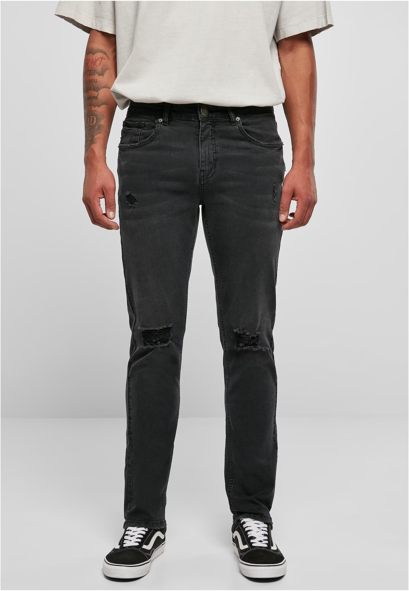 Urban Classics Jeans negru denim - Pled.ro