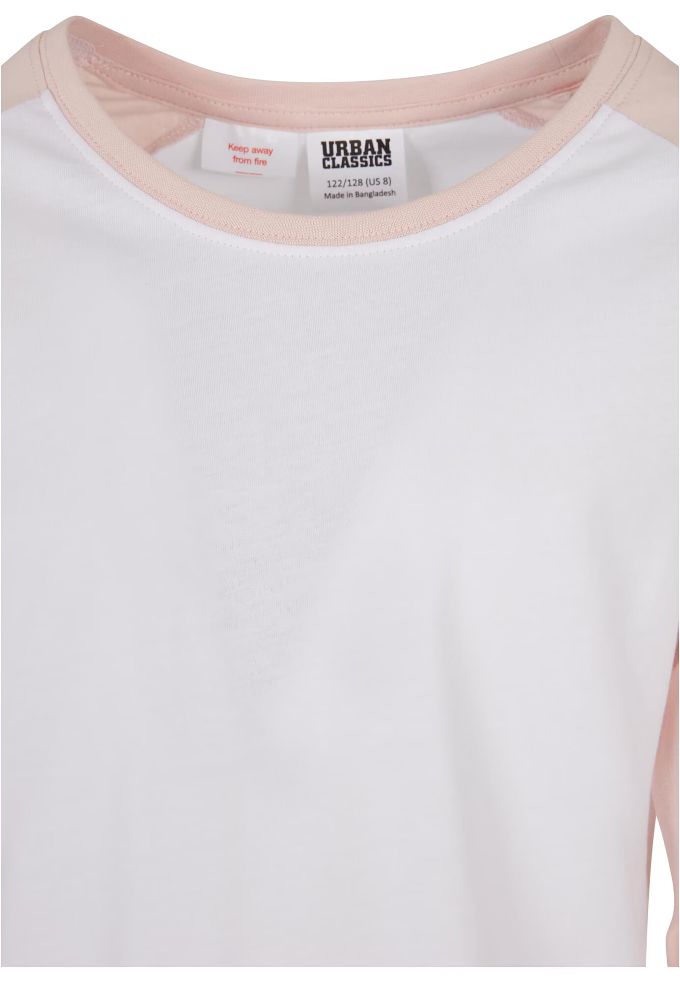 Urban Classics Tricou roz deschis / alb - Pled.ro