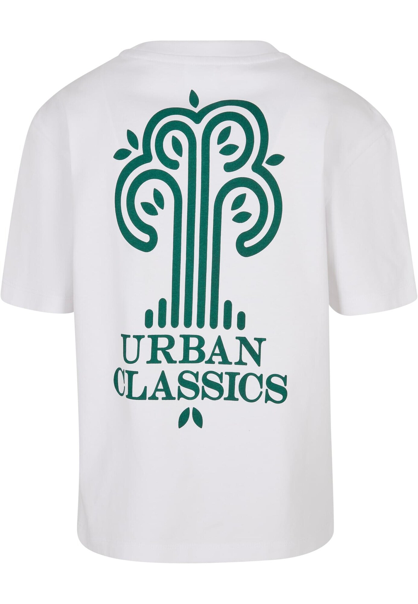 Urban Classics Kids Tricou verde / alb - Pled.ro