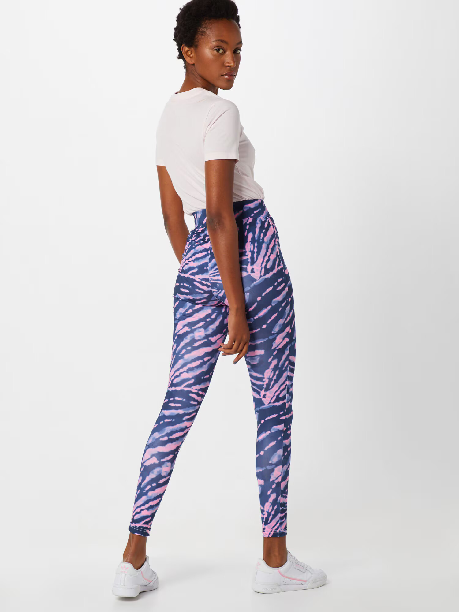 Urban Classics Leggings albastru / lila / roz - Pled.ro