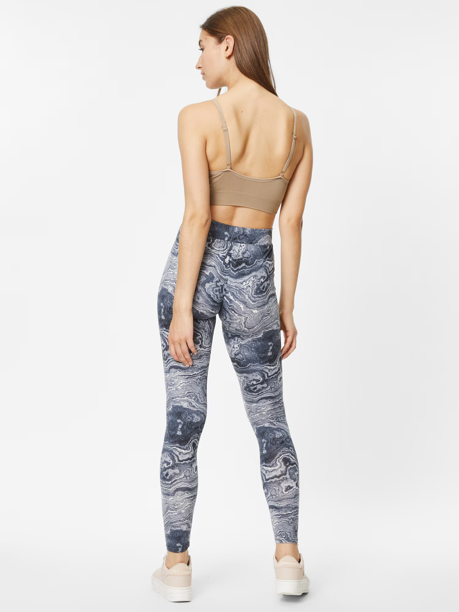 Urban Classics Leggings albastru porumbel / negru / alb - Pled.ro