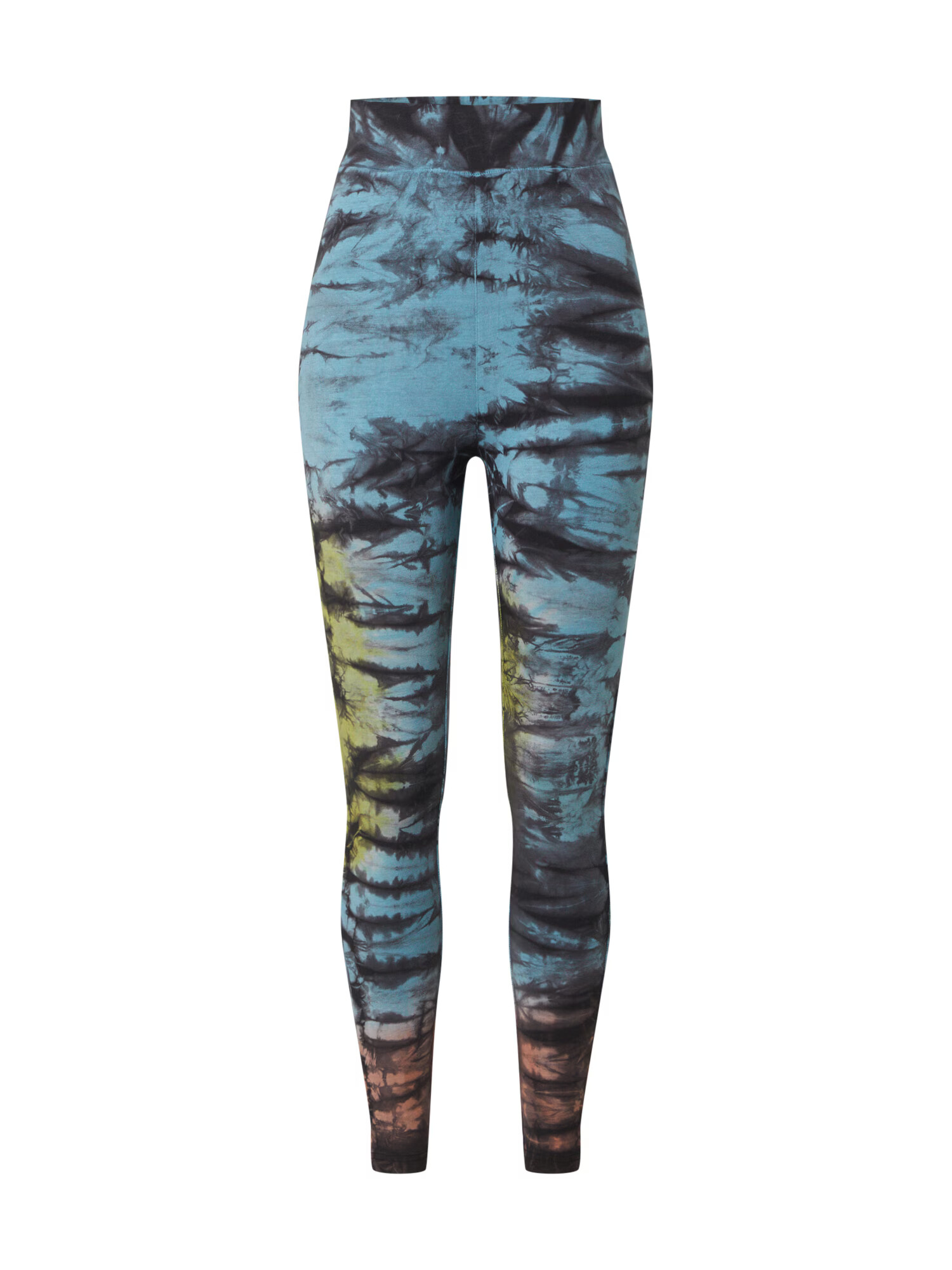 Urban Classics Leggings azuriu / maro închis / verde deschis / negru - Pled.ro