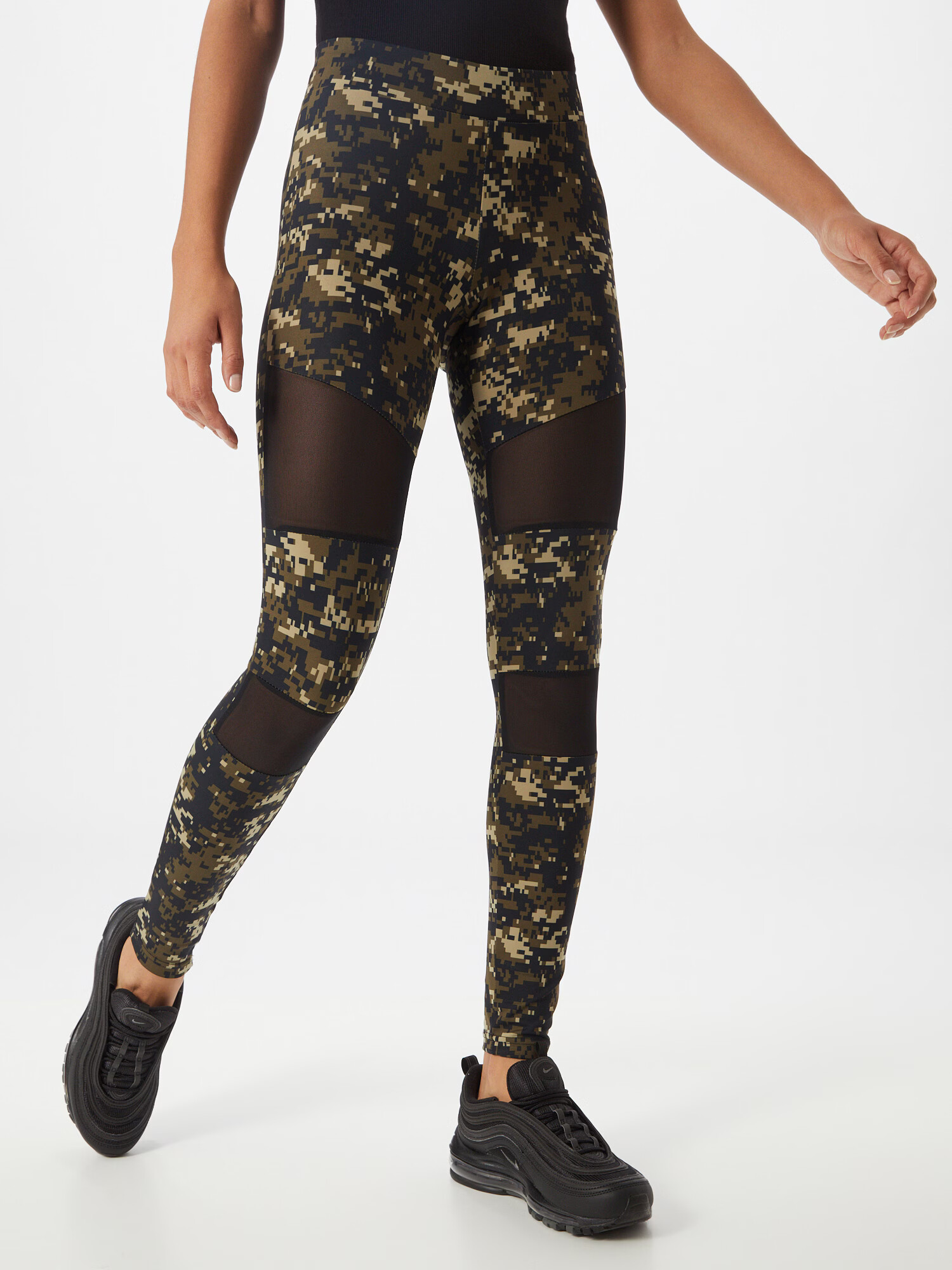 Urban Classics Leggings bej / albastru porumbel / kaki / negru - Pled.ro