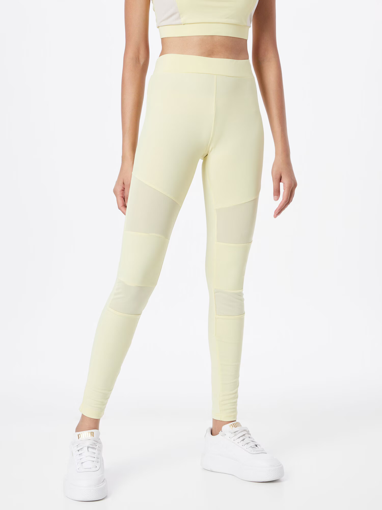 Urban Classics Leggings galben deschis - Pled.ro