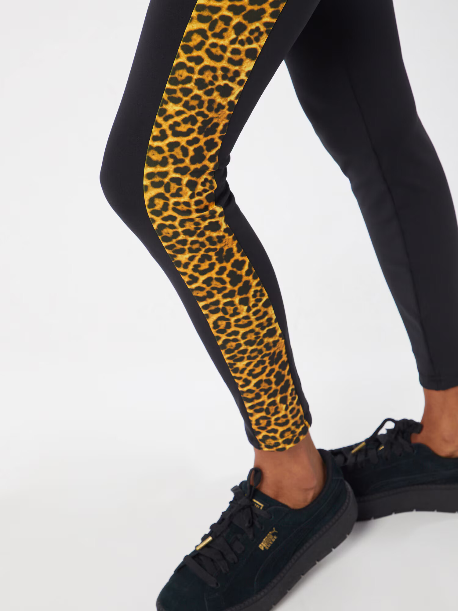 Urban Classics Leggings galben / galben auriu / negru - Pled.ro