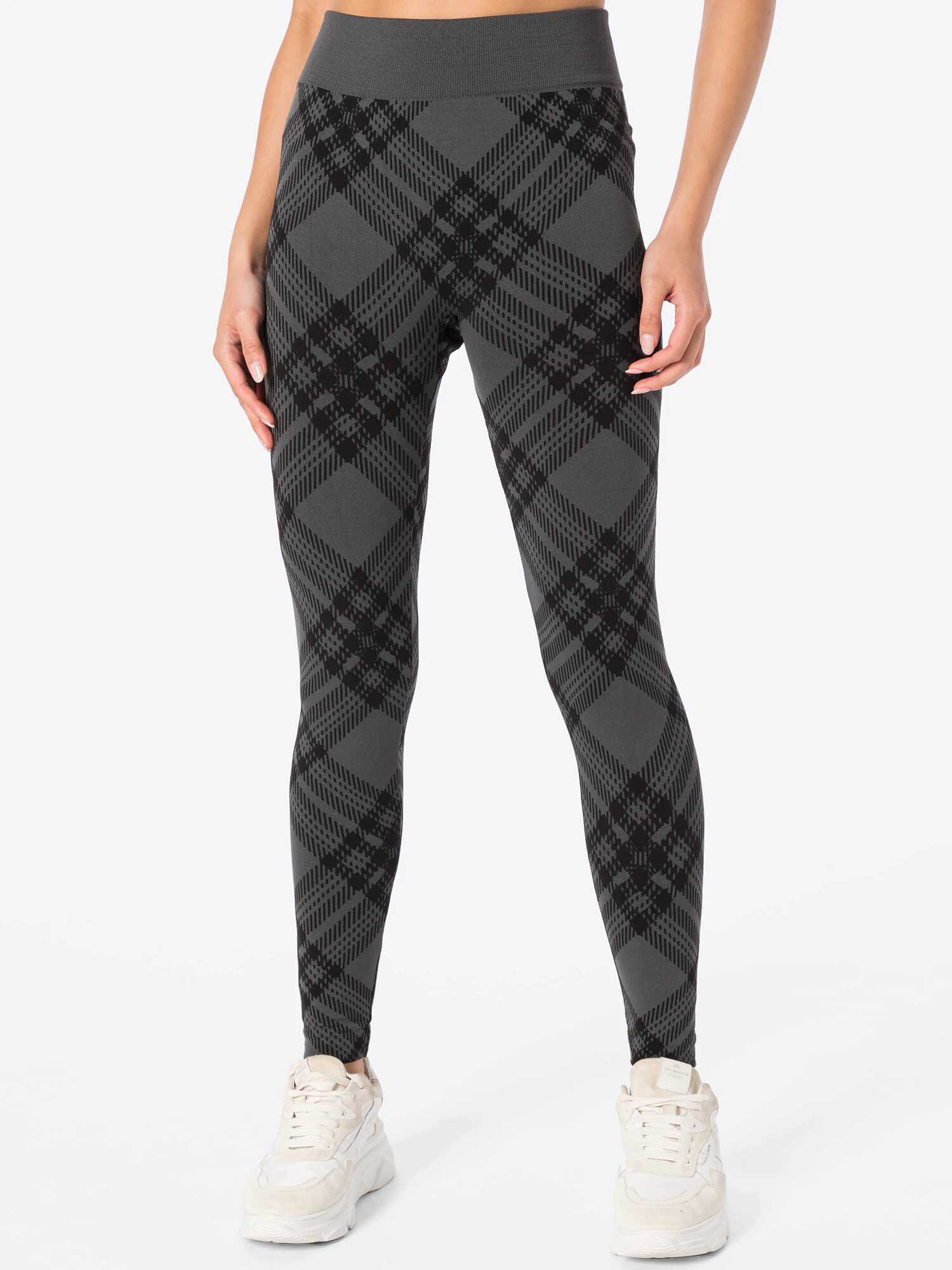 Urban Classics Leggings gri grafit / negru - Pled.ro