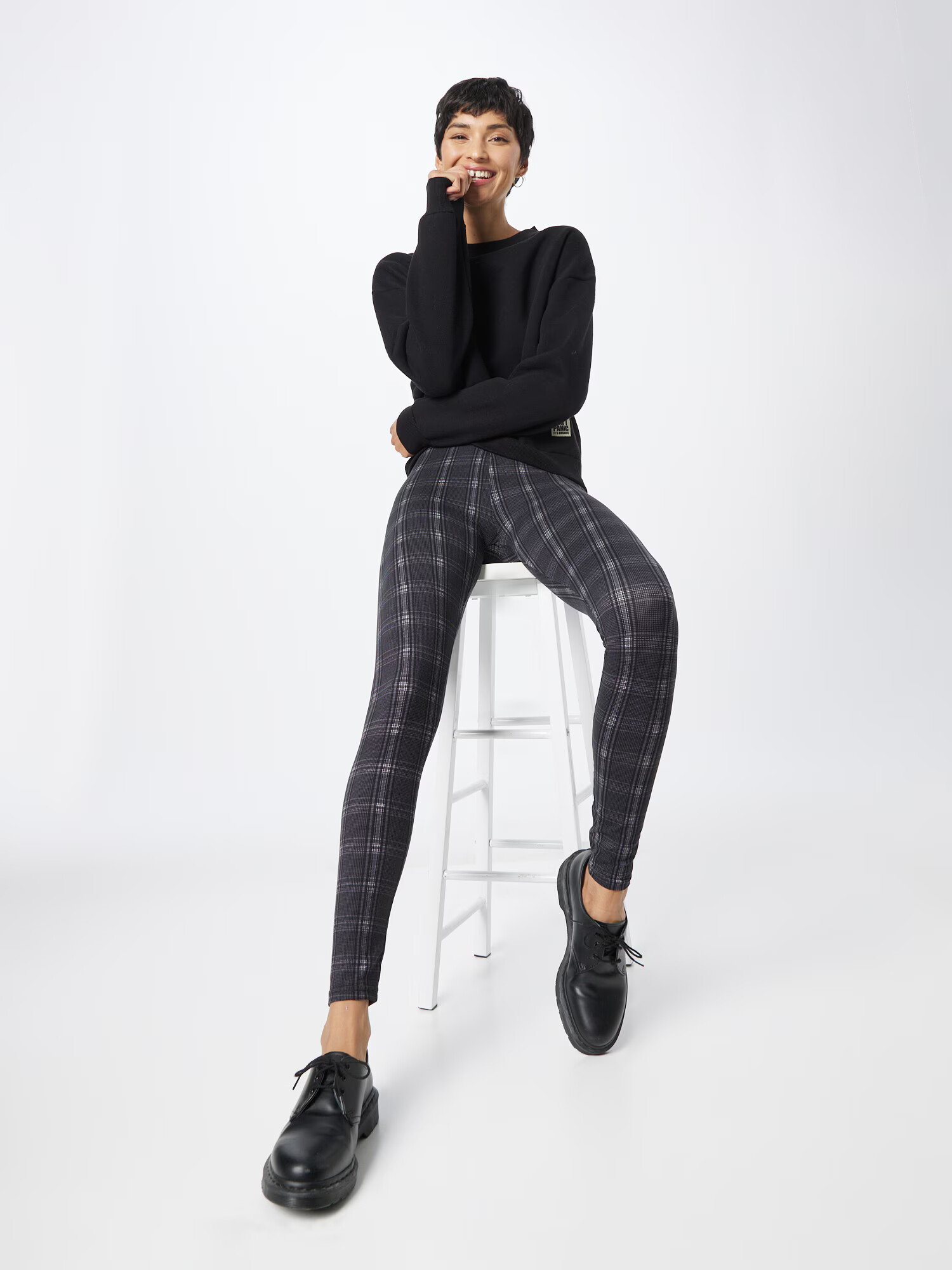 Urban Classics Leggings gri / gri deschis / negru - Pled.ro