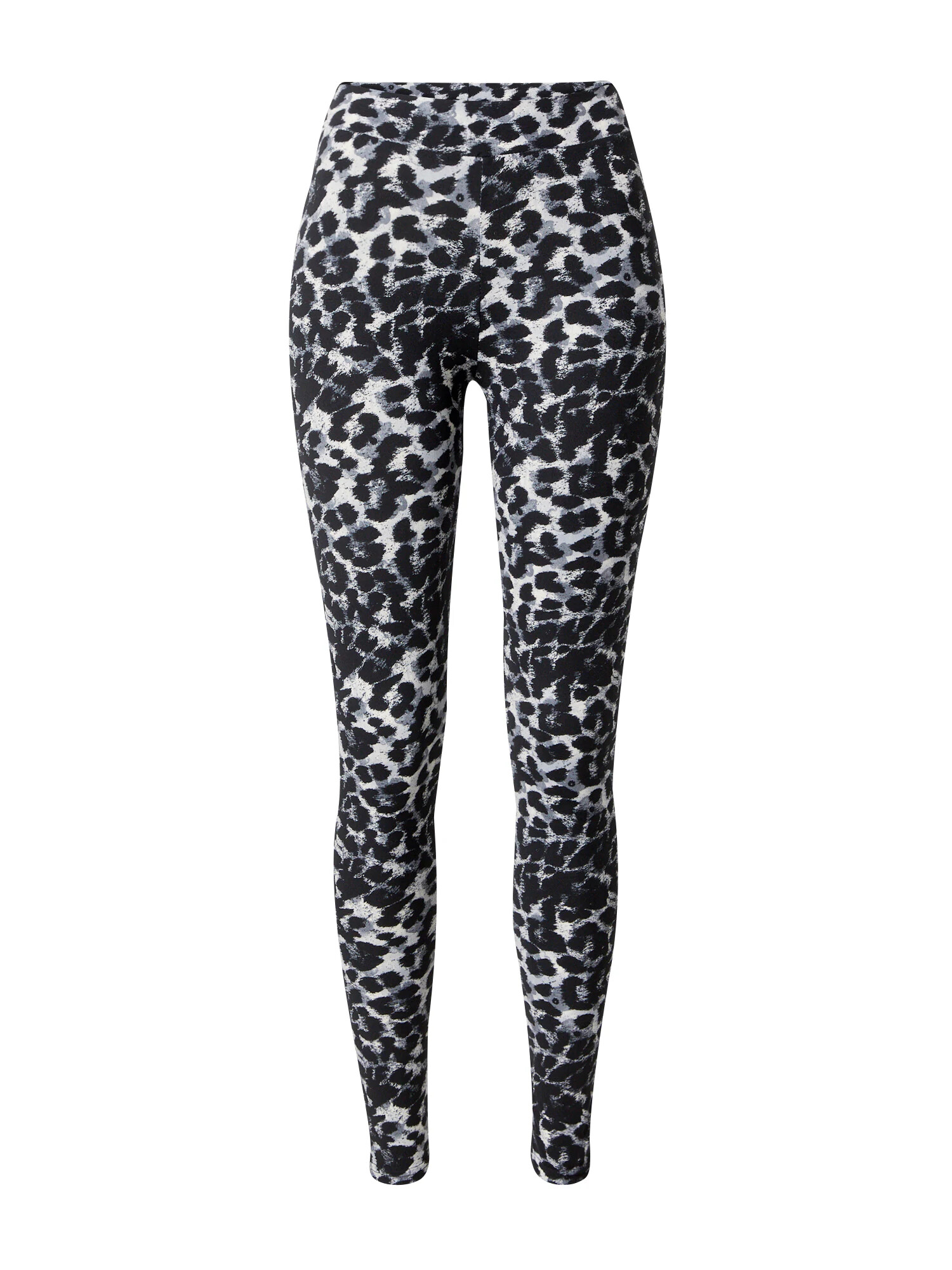 Urban Classics Leggings gri / negru / alb - Pled.ro