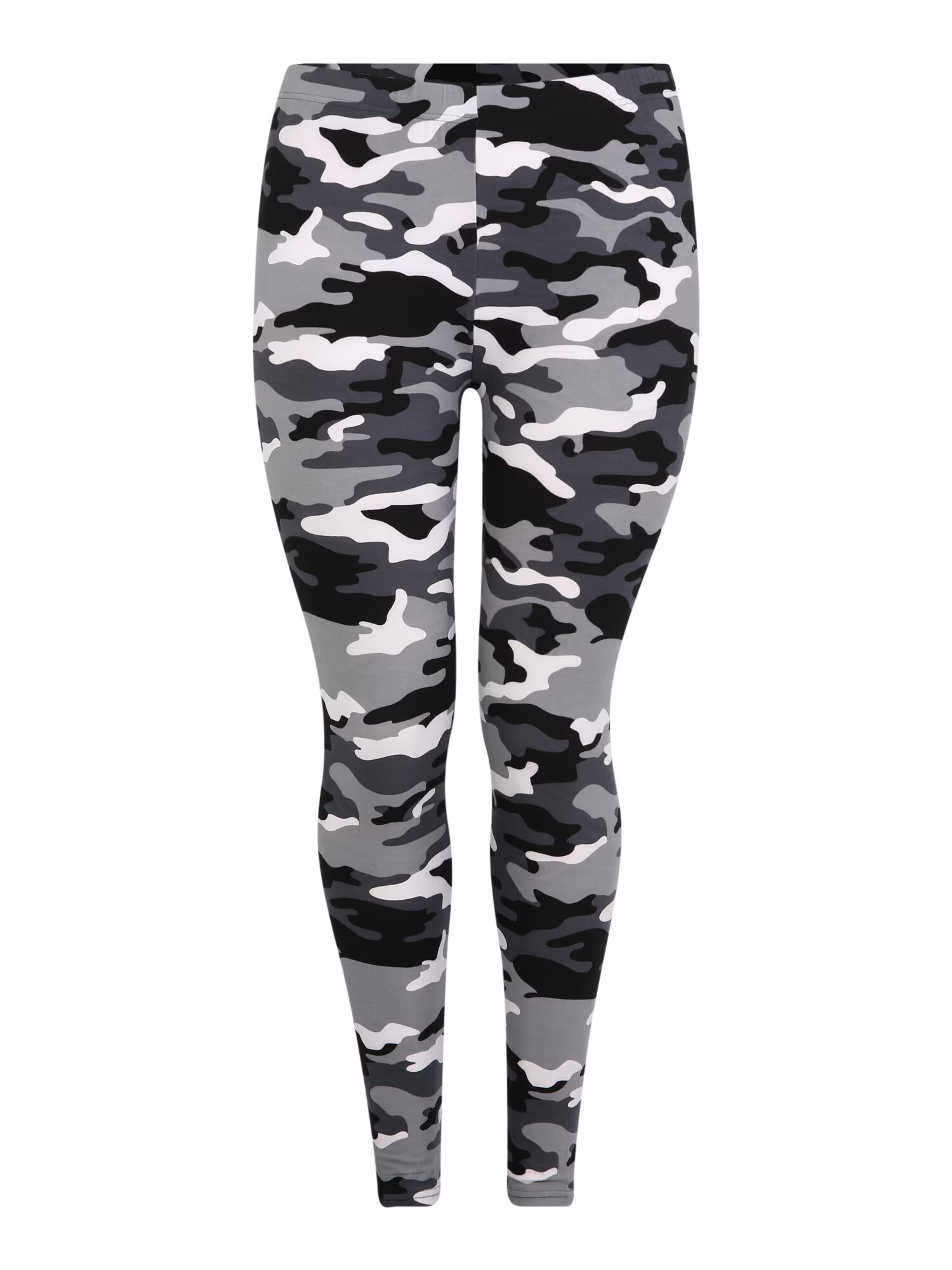 Urban Classics Leggings 'Ladies Camos' gri / negru / alb - Pled.ro