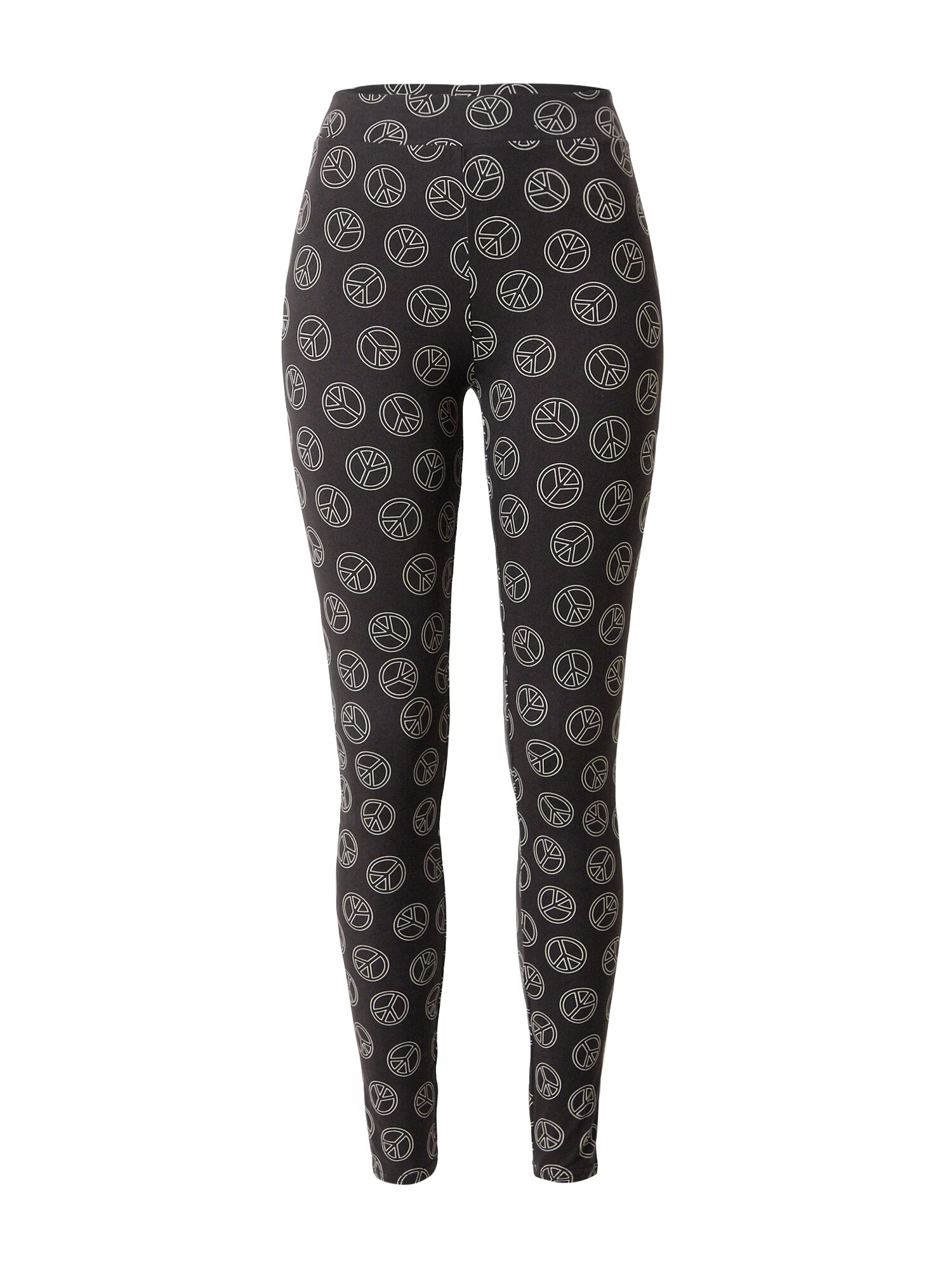 Urban Classics Leggings negru / alb - Pled.ro