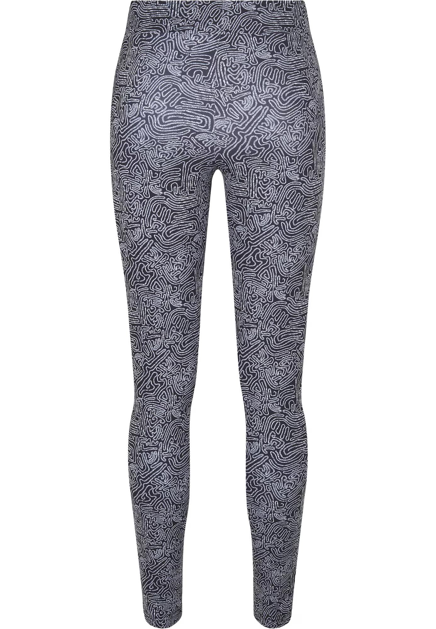 Urban Classics Leggings negru / alb - Pled.ro