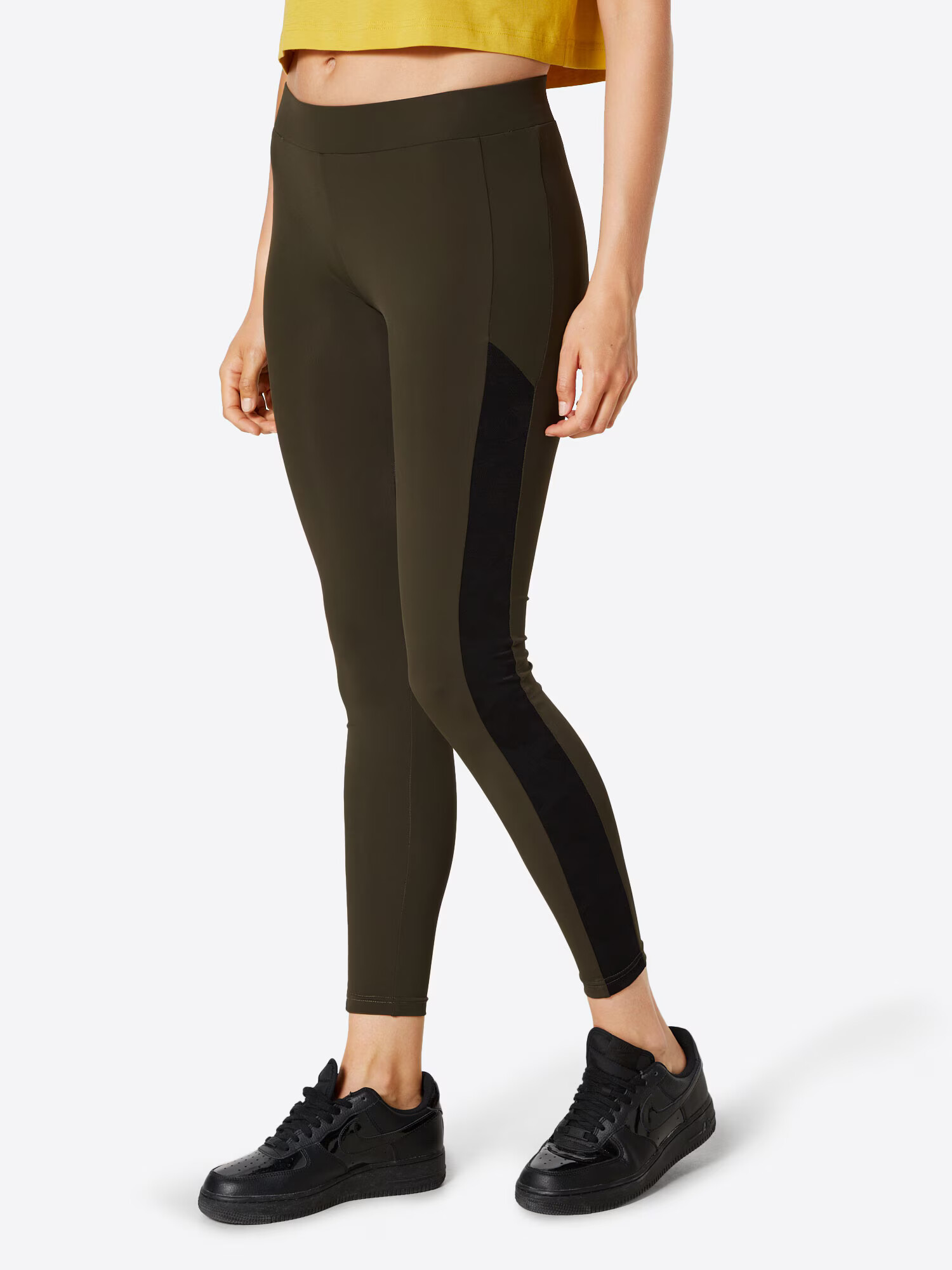 Urban Classics Leggings oliv / negru - Pled.ro