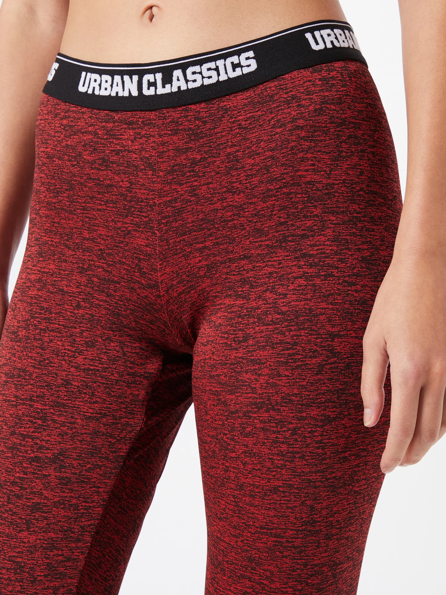 Urban Classics Leggings roșu vin / negru / alb - Pled.ro