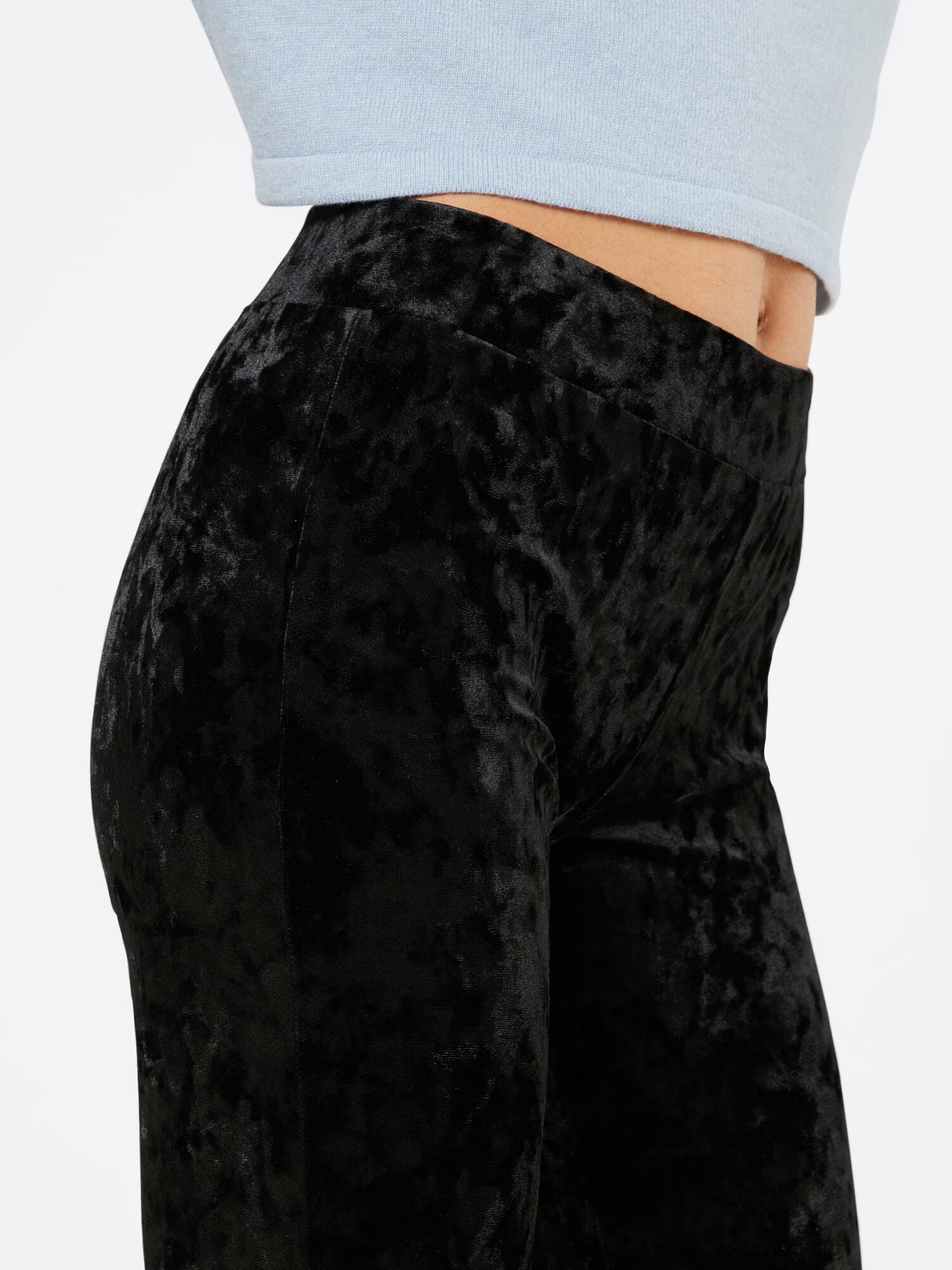 Urban Classics Leggings 'Velvet' negru - Pled.ro