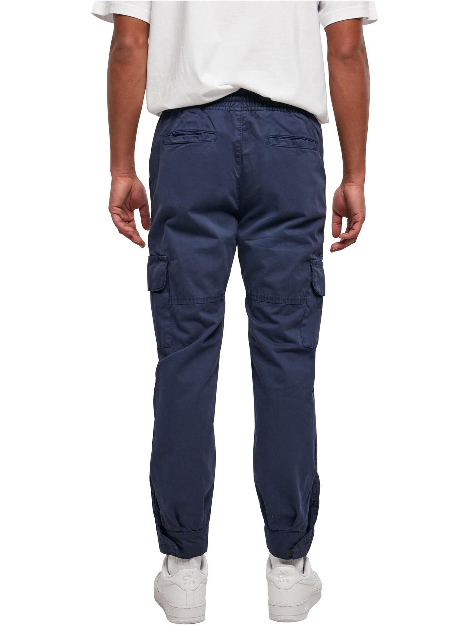 Urban Classics Pantaloni cu buzunare albastru marin - Pled.ro