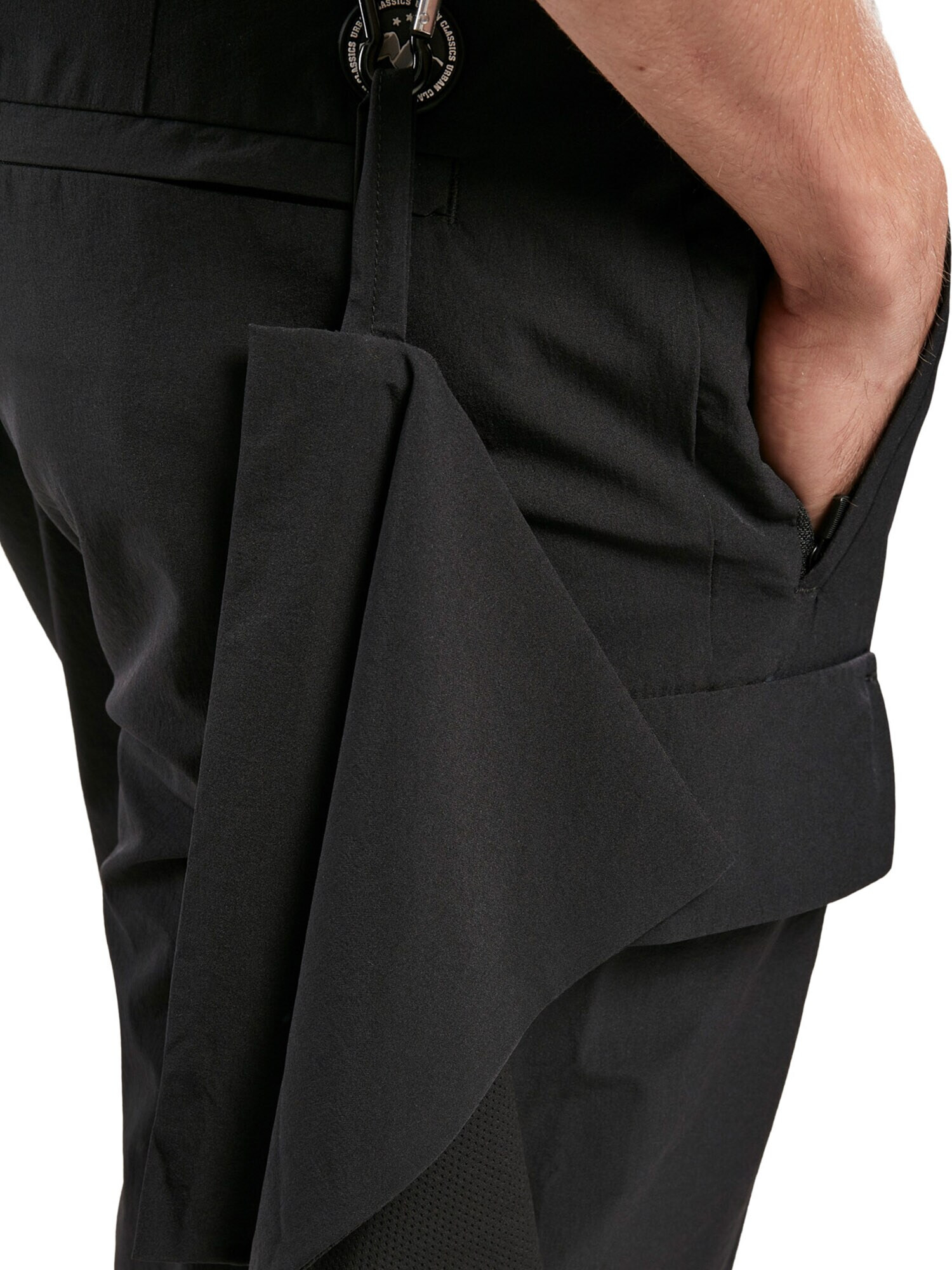 Urban Classics Pantaloni cu buzunare negru - Pled.ro