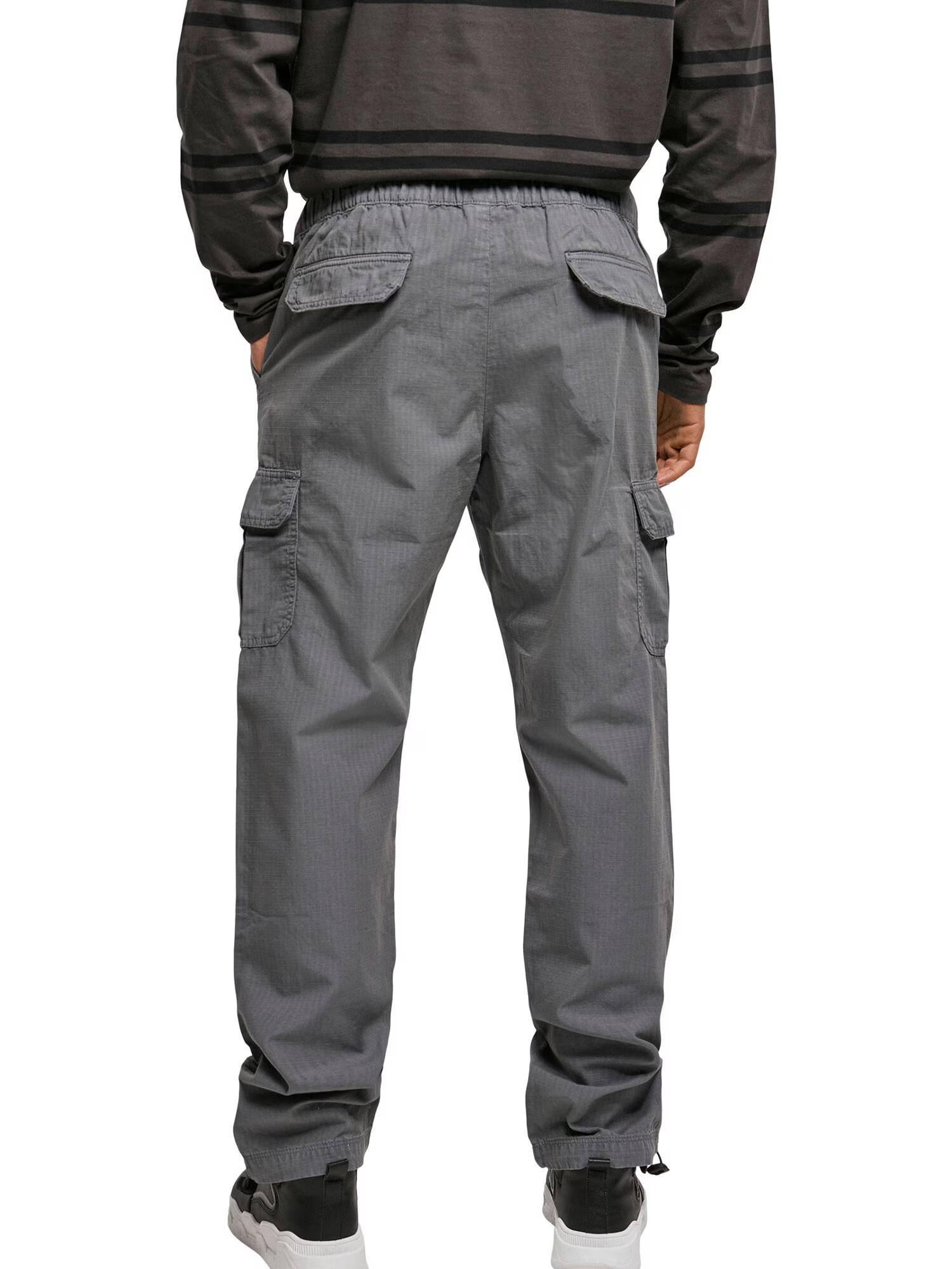 Urban Classics Pantaloni cu buzunare gri - Pled.ro