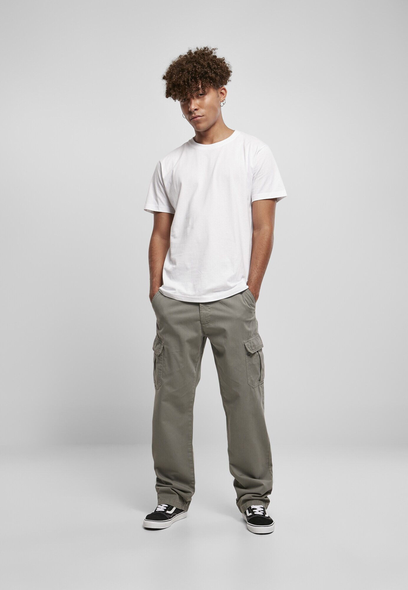 Urban Classics Pantaloni cu buzunare gri - Pled.ro