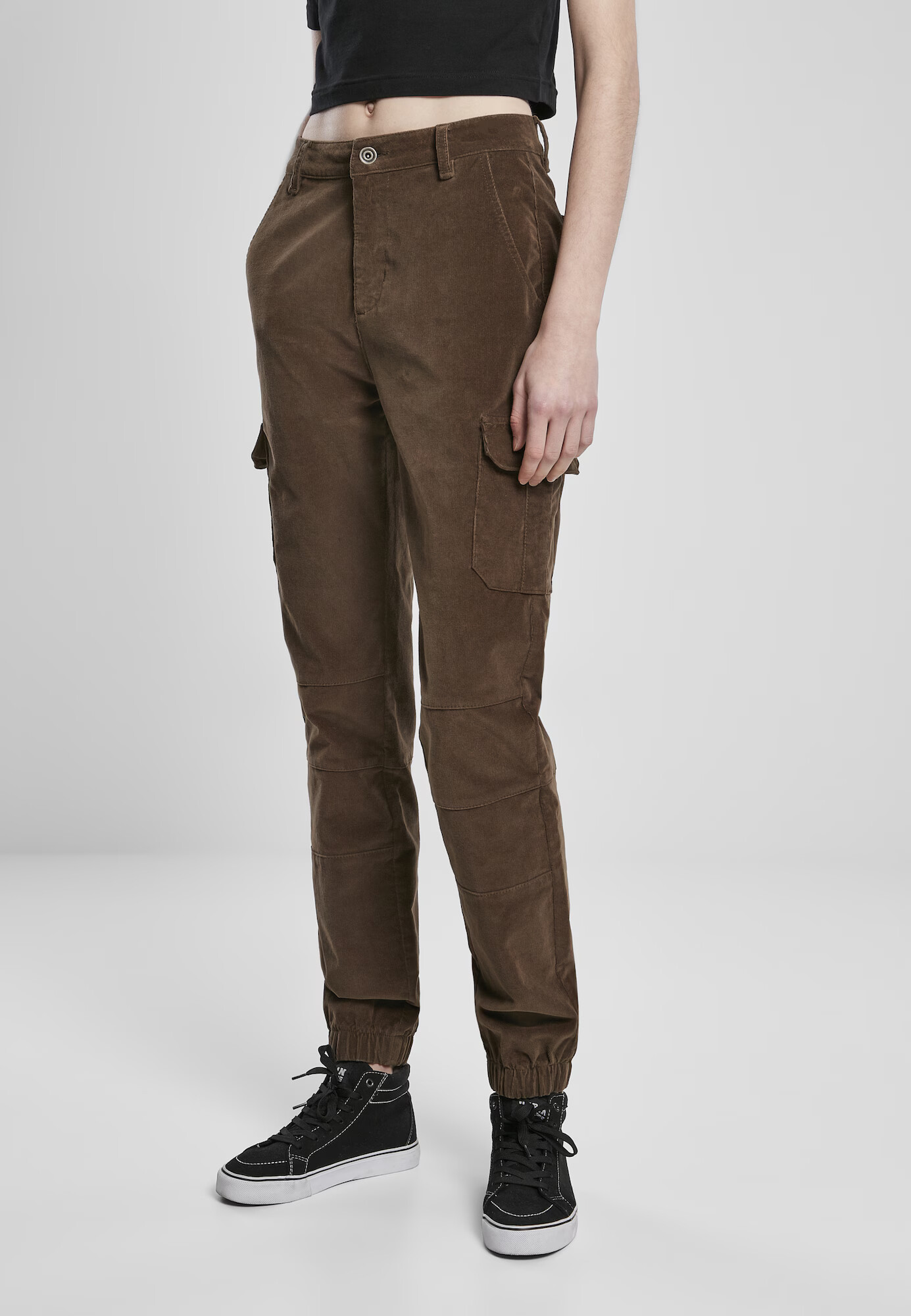 Urban Classics Pantaloni cu buzunare kaki - Pled.ro