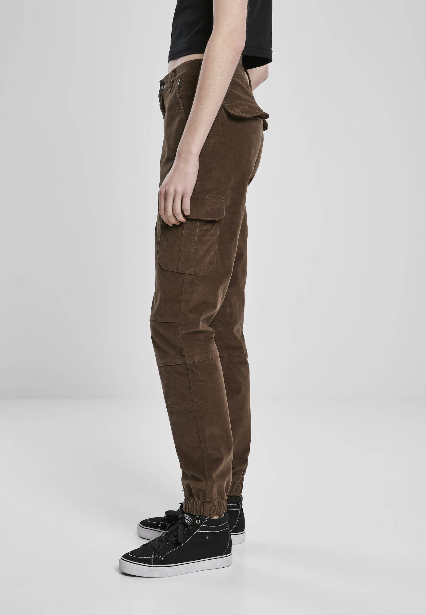 Urban Classics Pantaloni cu buzunare kaki - Pled.ro