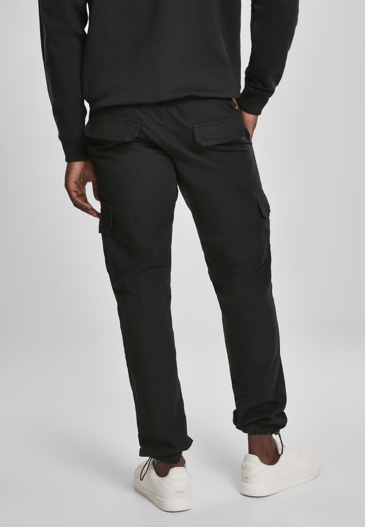 Urban Classics Pantaloni cu buzunare negru - Pled.ro