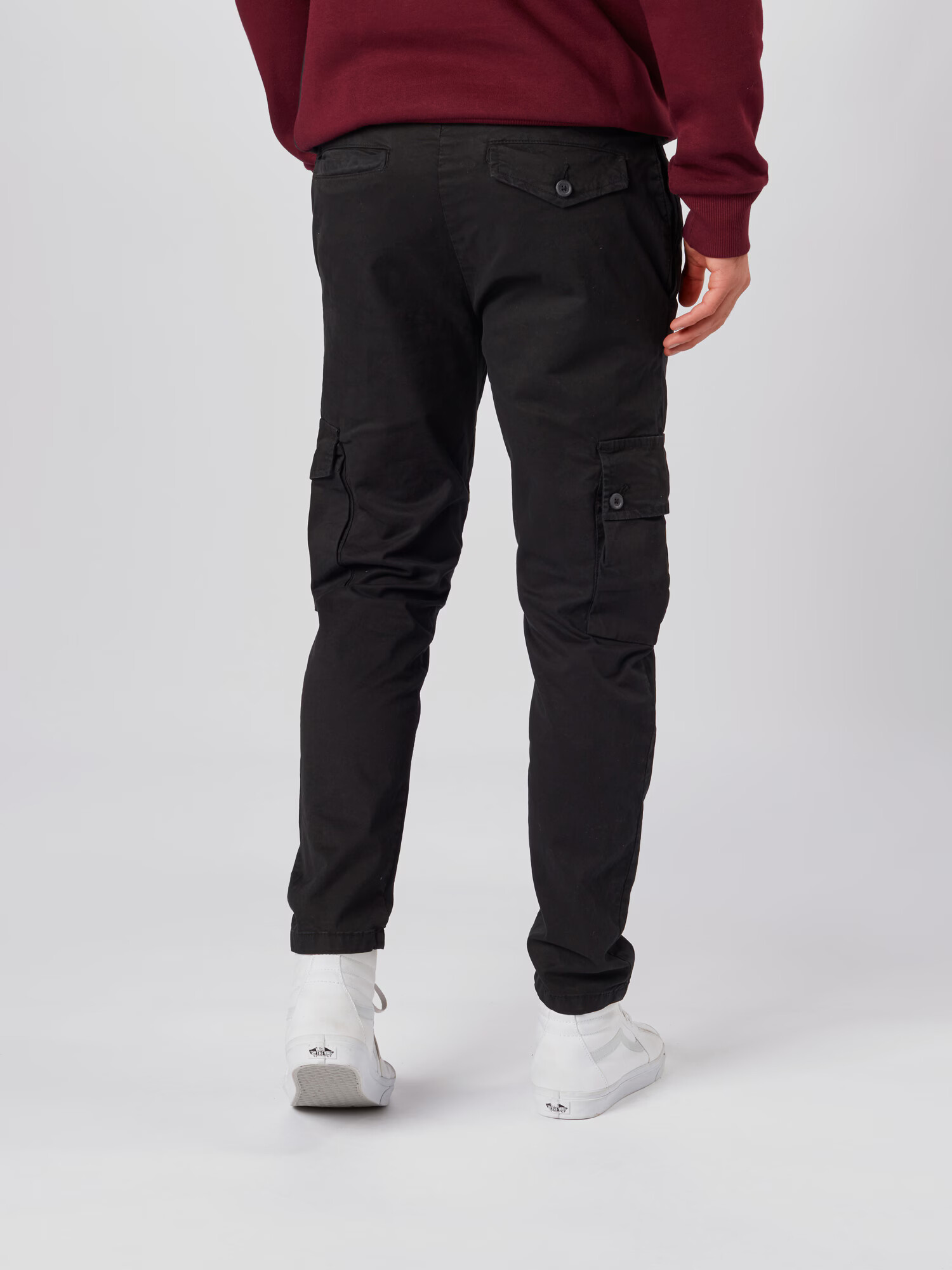 Urban Classics Pantaloni cu buzunare negru - Pled.ro