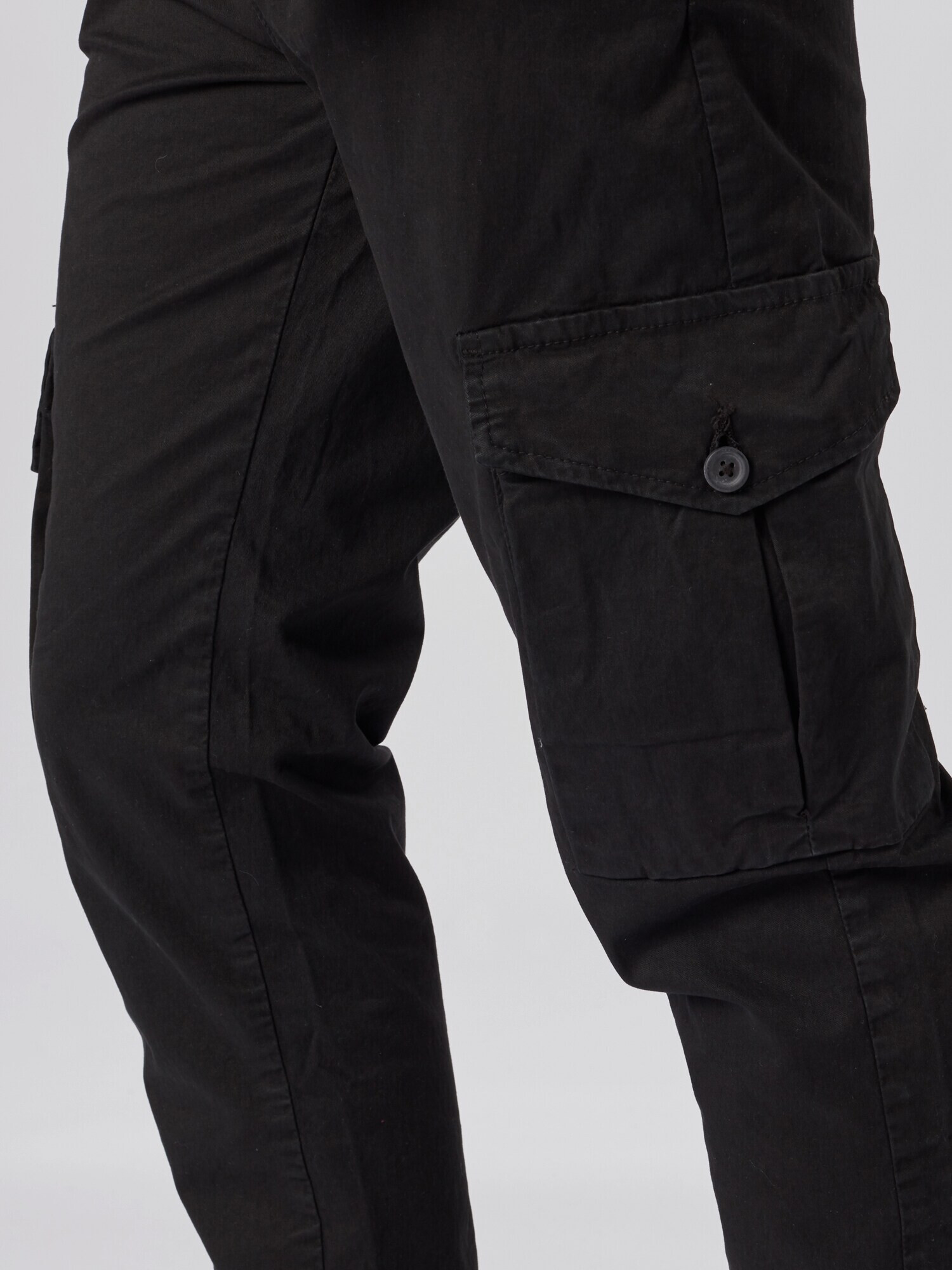 Urban Classics Pantaloni cu buzunare negru - Pled.ro