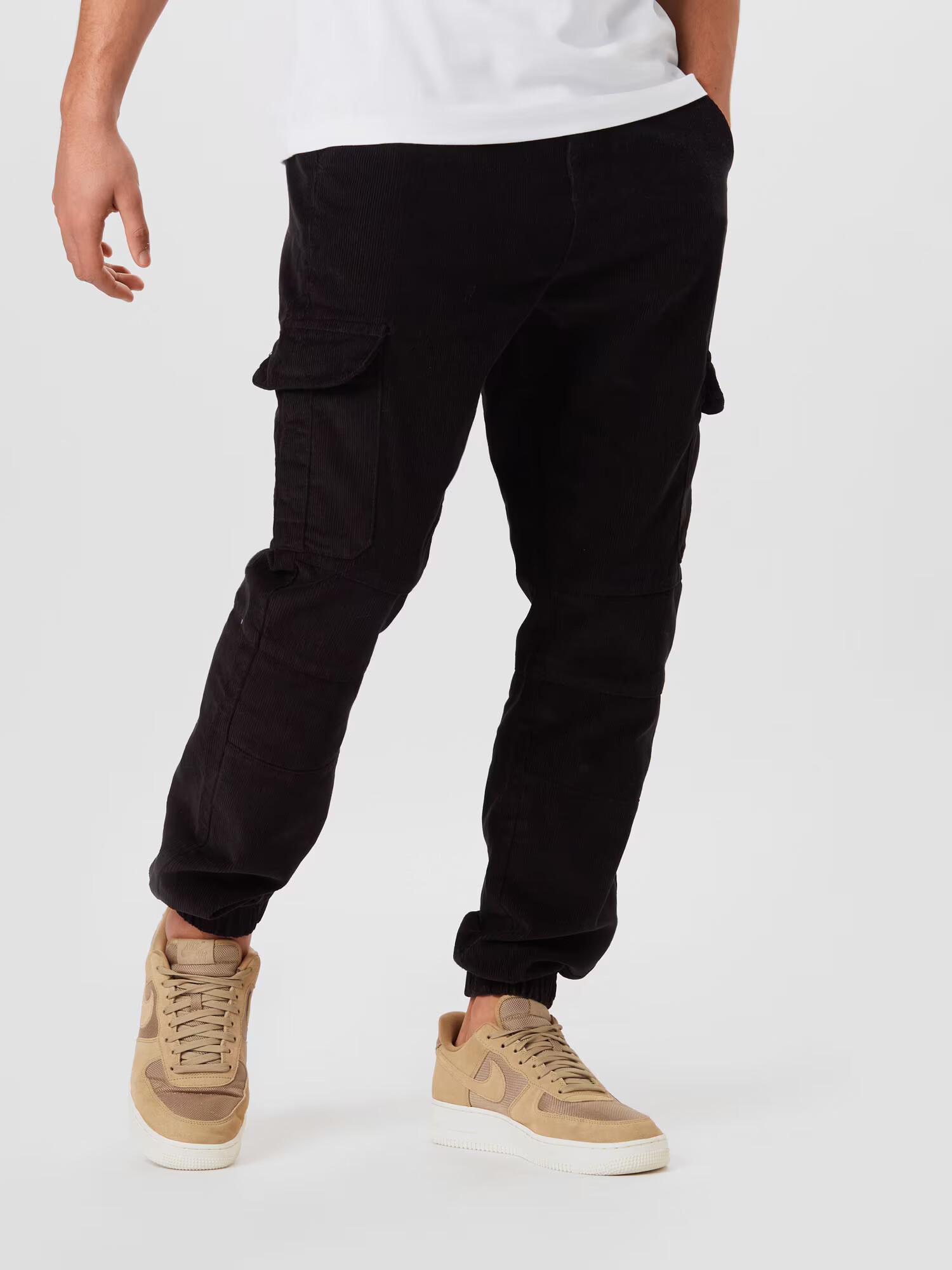 Urban Classics Pantaloni cu buzunare negru - Pled.ro