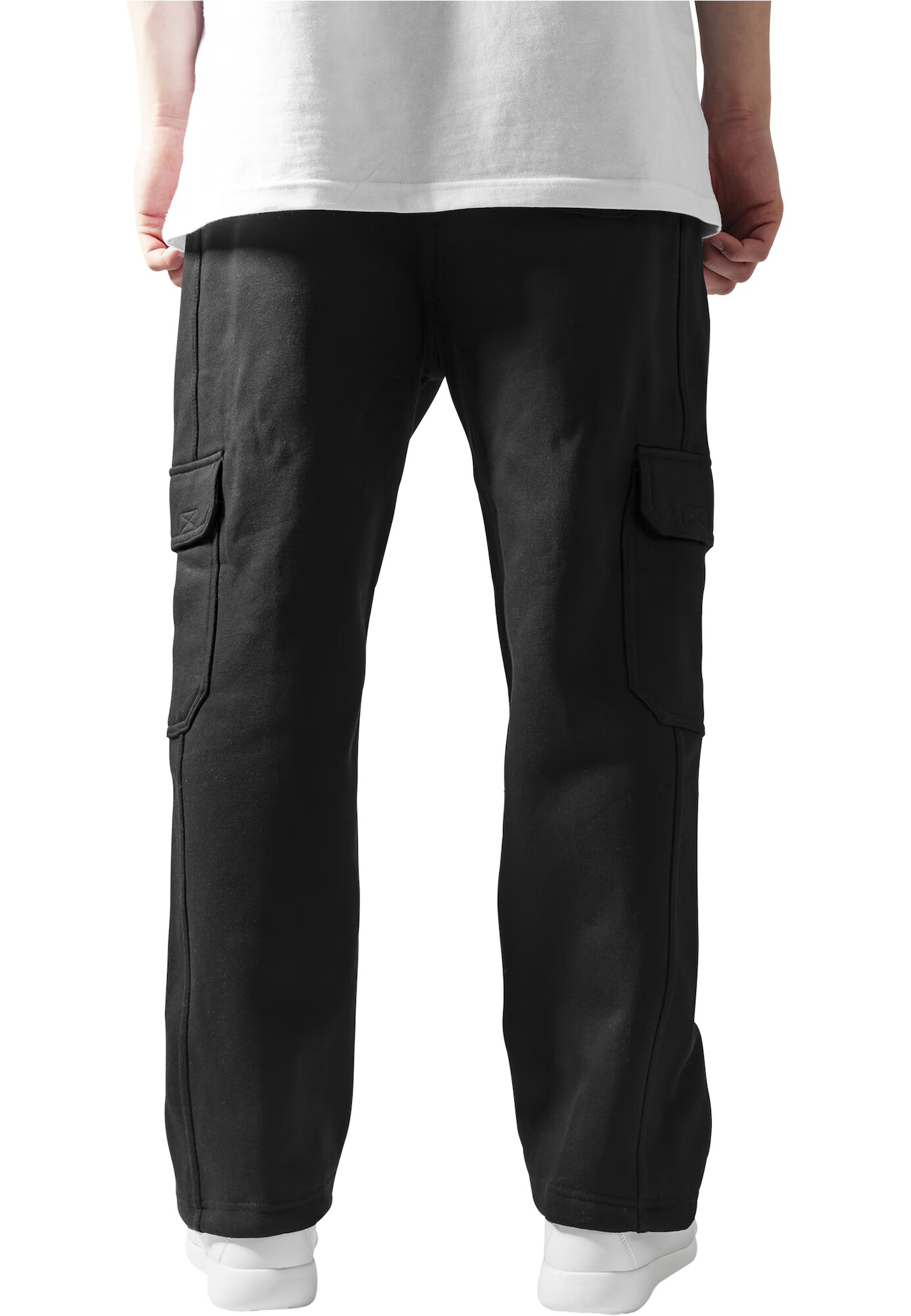 Urban Classics Pantaloni cu buzunare negru - Pled.ro