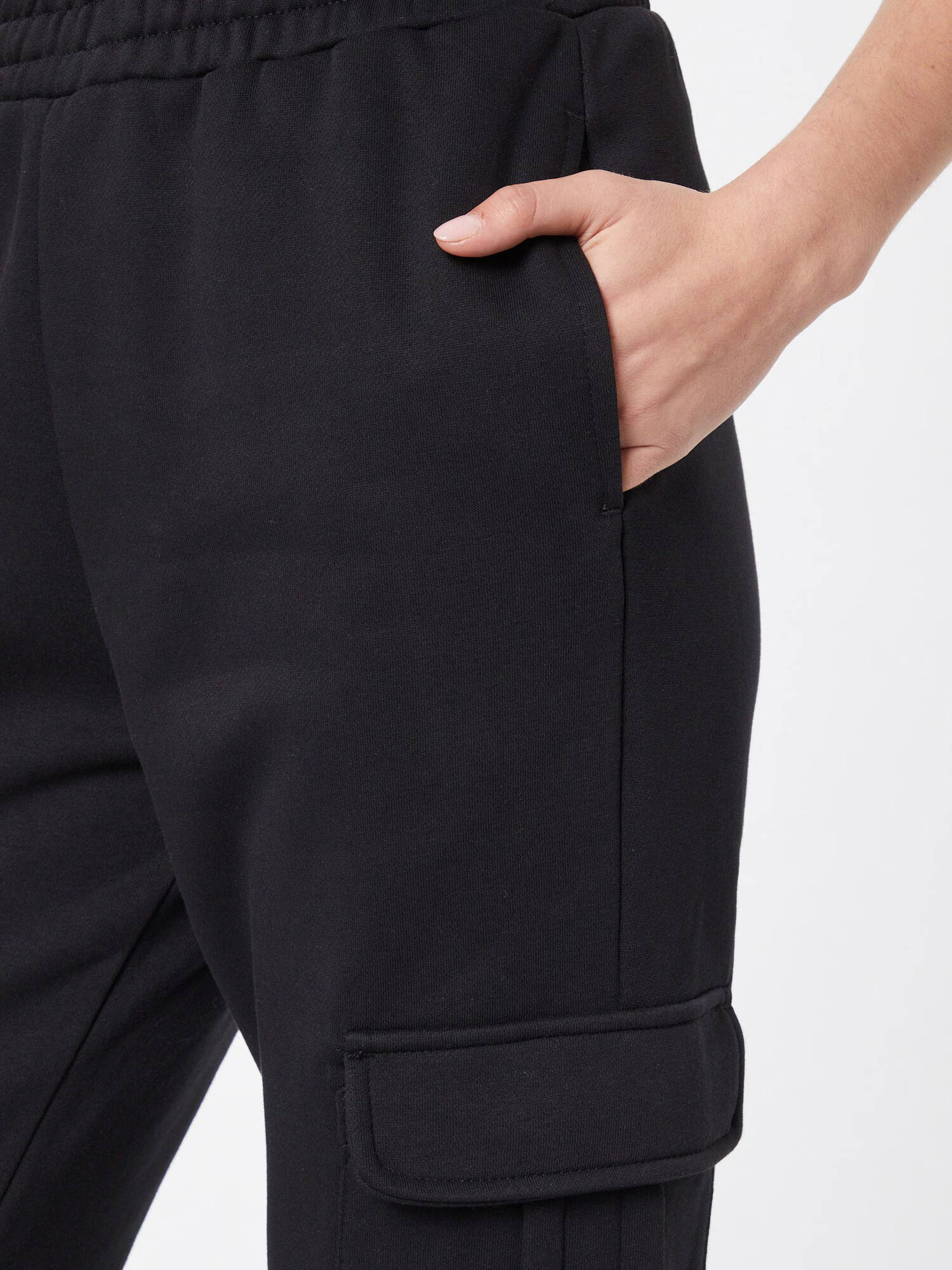 Urban Classics Pantaloni cu buzunare negru - Pled.ro