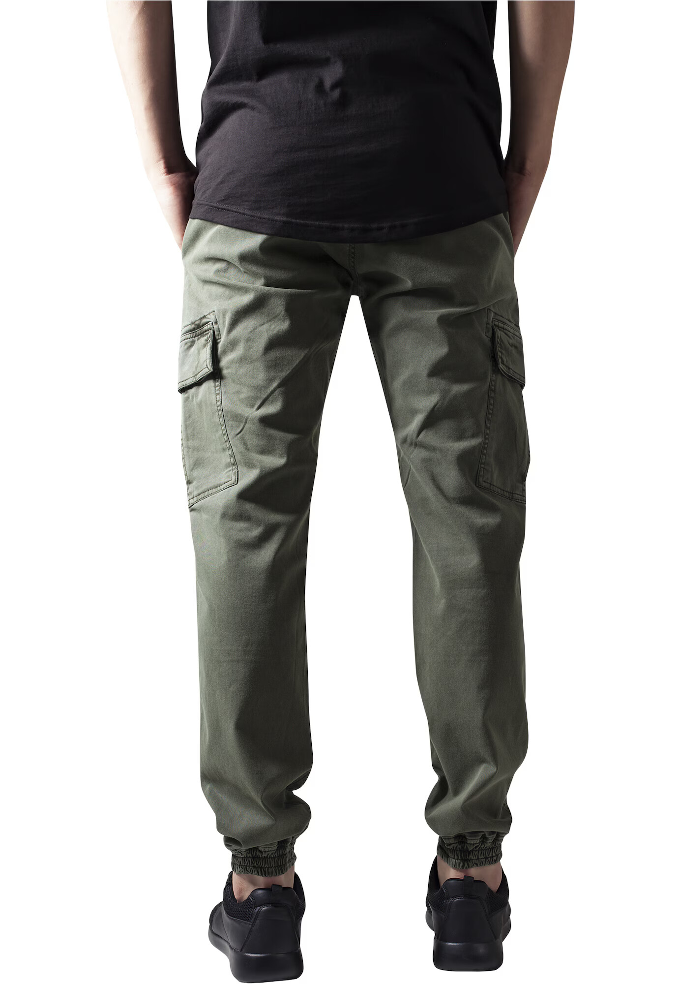 Urban Classics Pantaloni cu buzunare oliv - Pled.ro