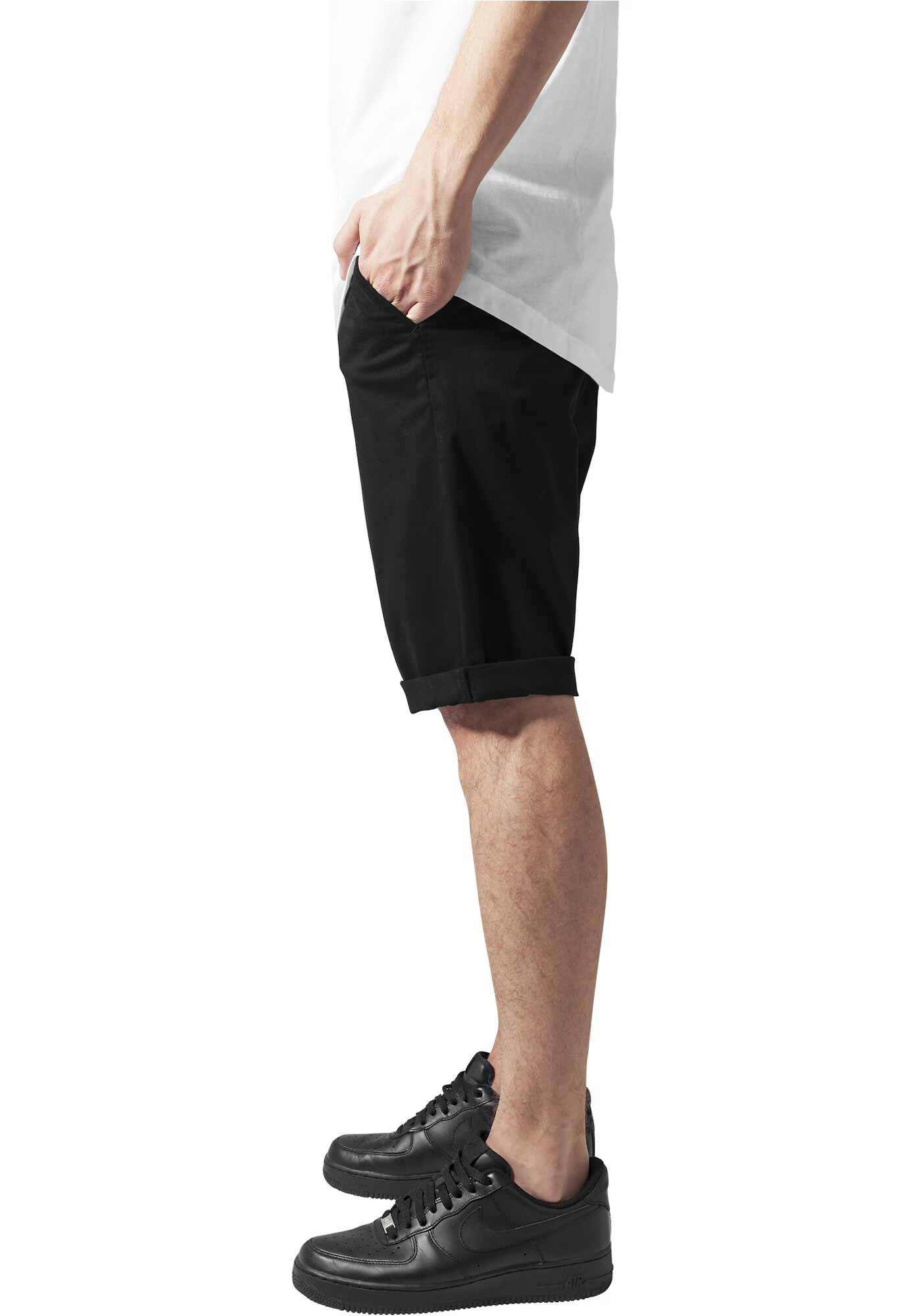 Urban Classics Pantaloni eleganți negru - Pled.ro