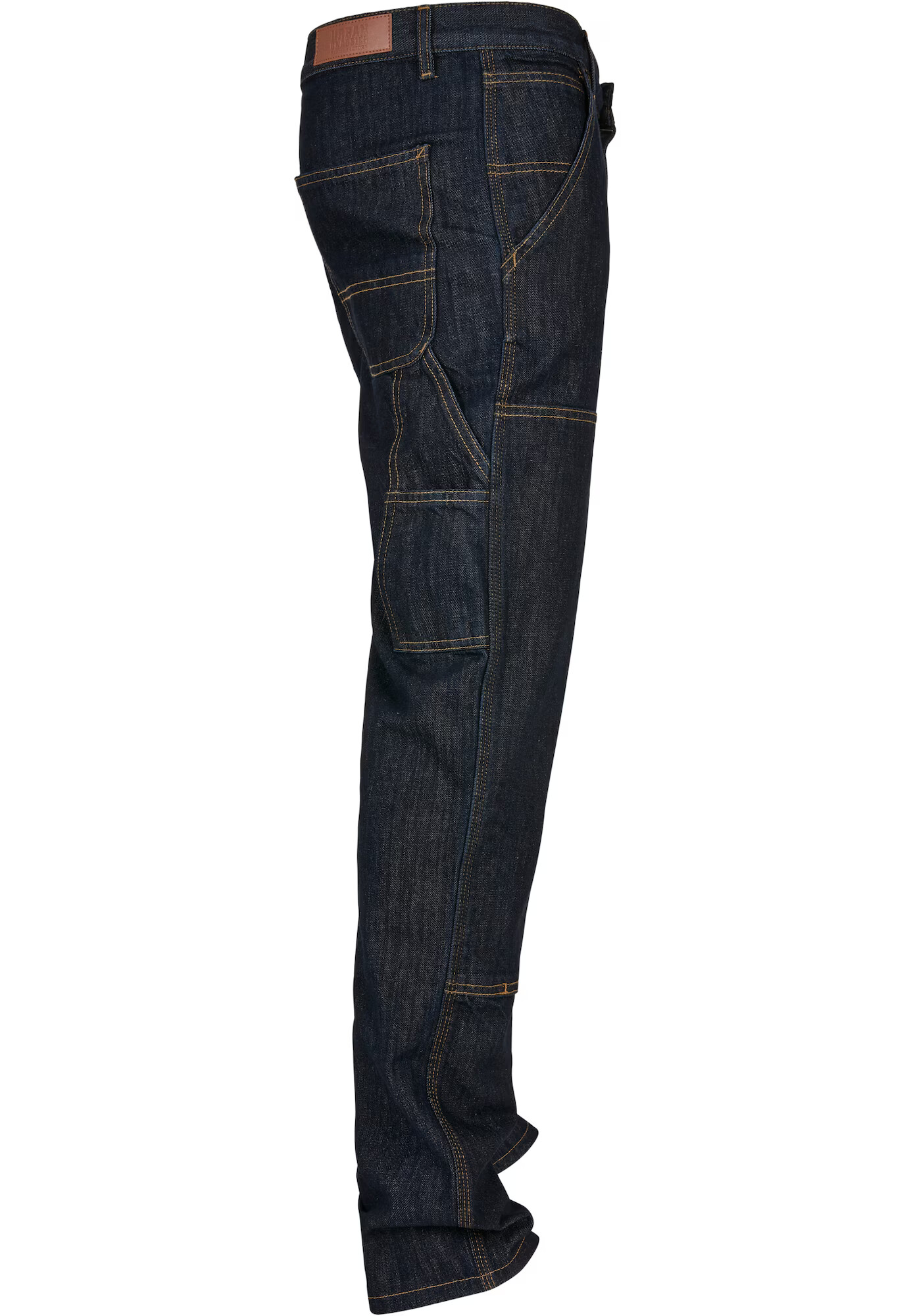 Urban Classics Pantaloni eleganți negru denim - Pled.ro