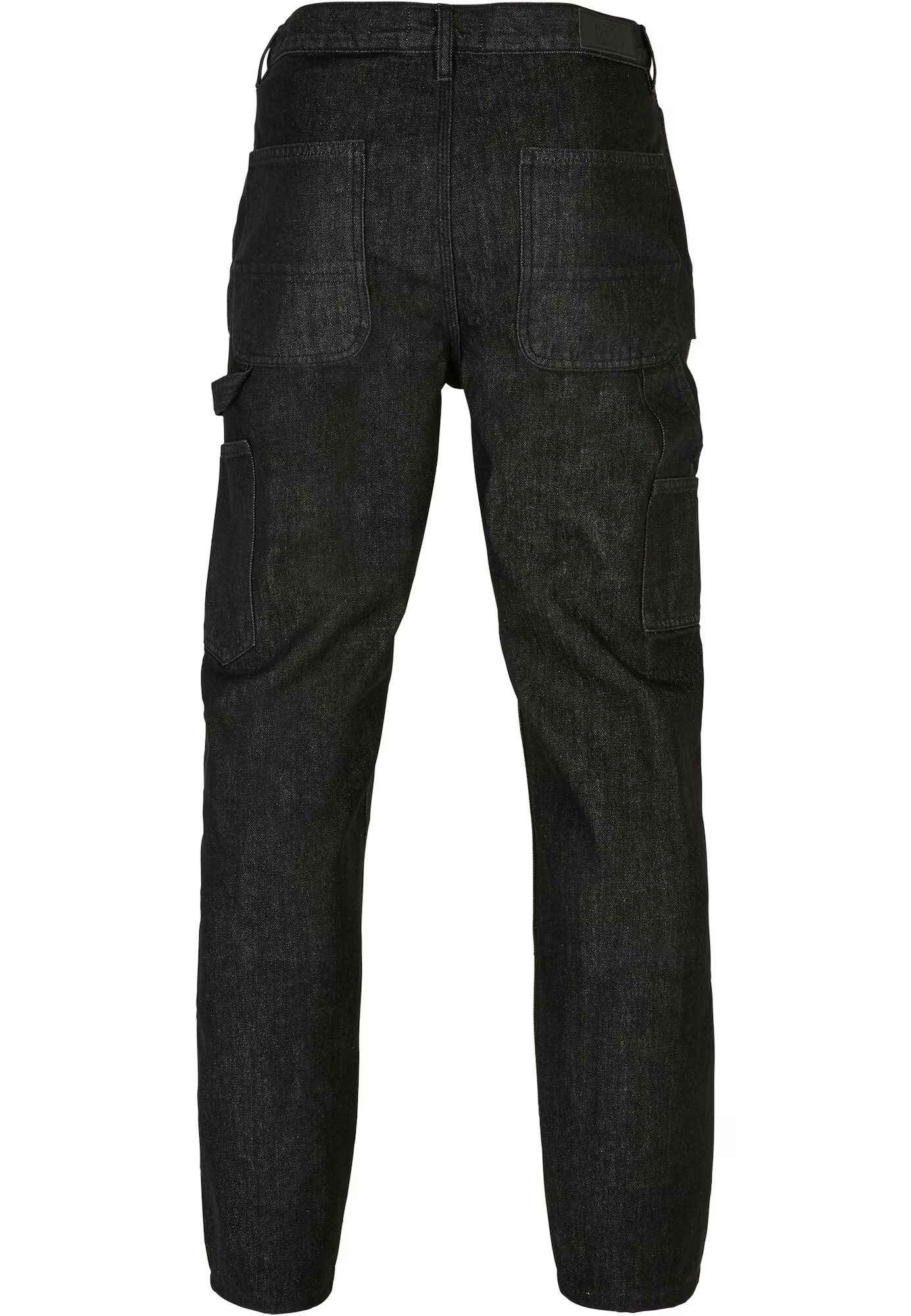 Urban Classics Pantaloni eleganți negru denim - Pled.ro