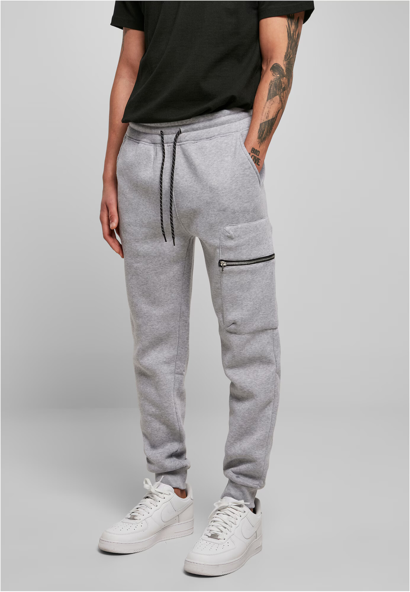 Urban Classics Pantaloni gri amestecat - Pled.ro