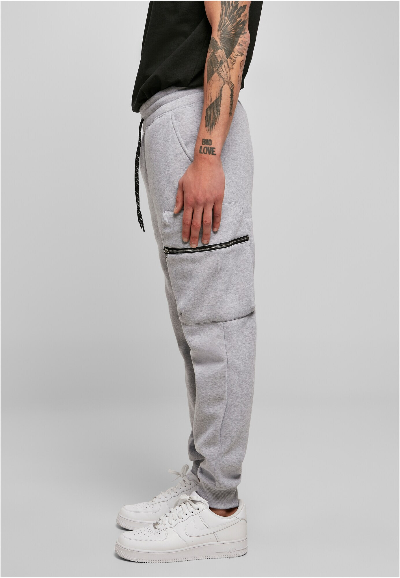 Urban Classics Pantaloni gri amestecat - Pled.ro