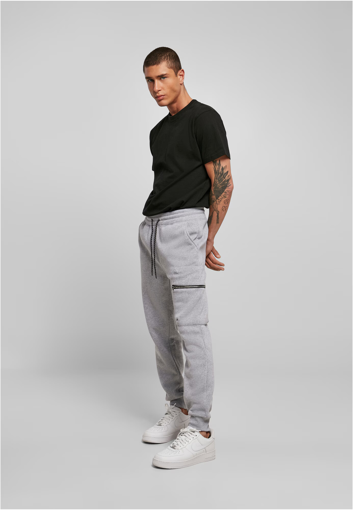 Urban Classics Pantaloni gri amestecat - Pled.ro