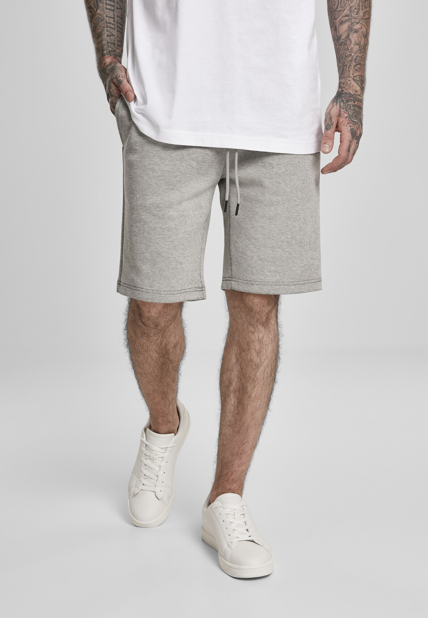 Urban Classics Pantaloni gri deschis - Pled.ro