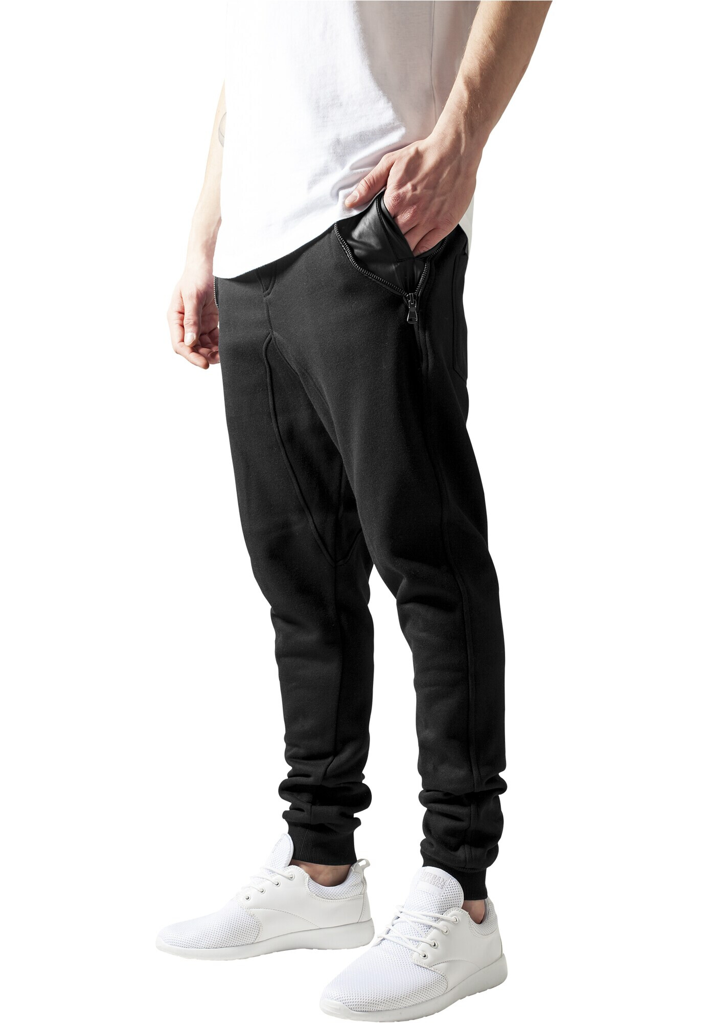 Urban Classics Pantaloni negru - Pled.ro