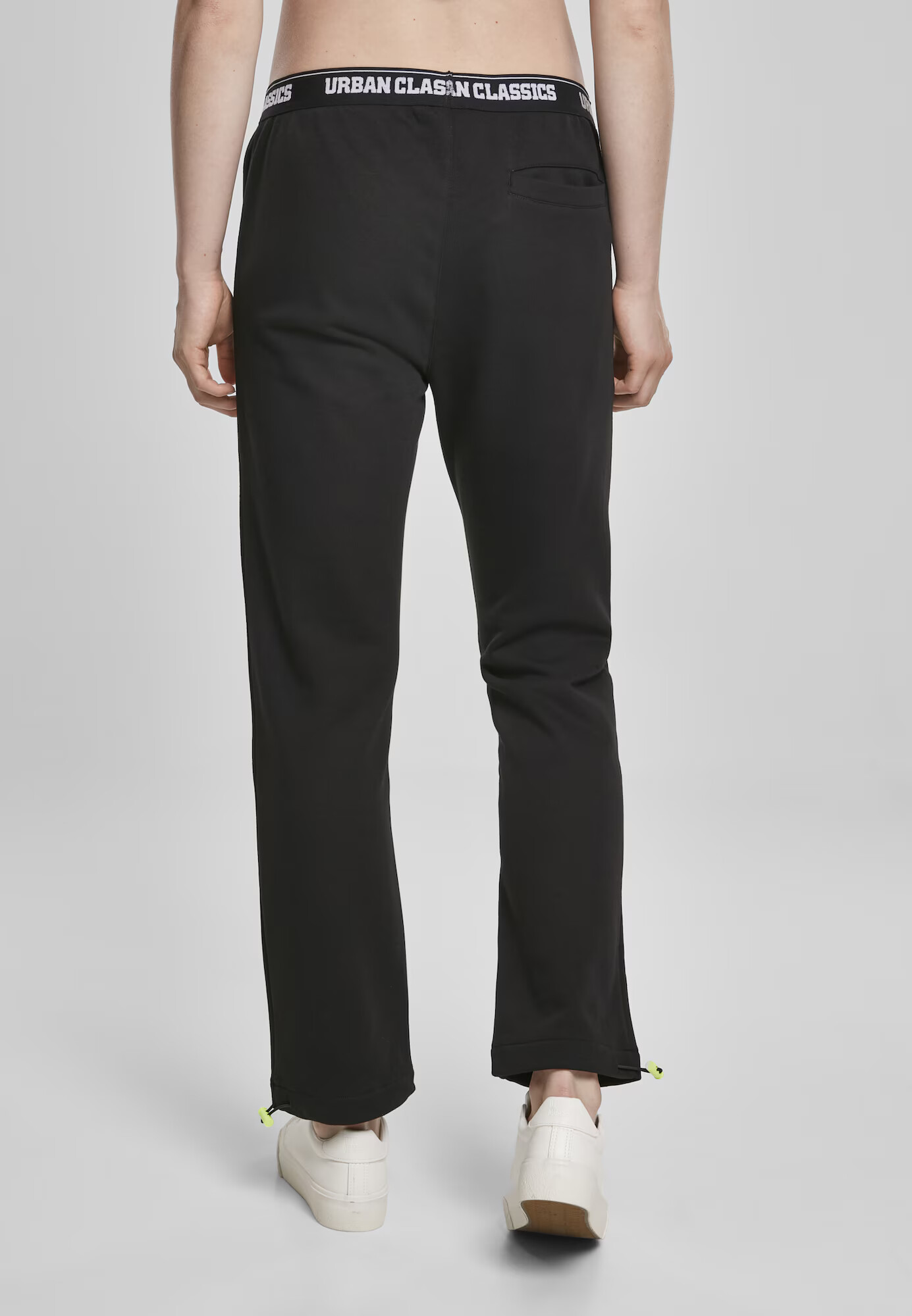 Urban Classics Pantaloni negru / alb - Pled.ro