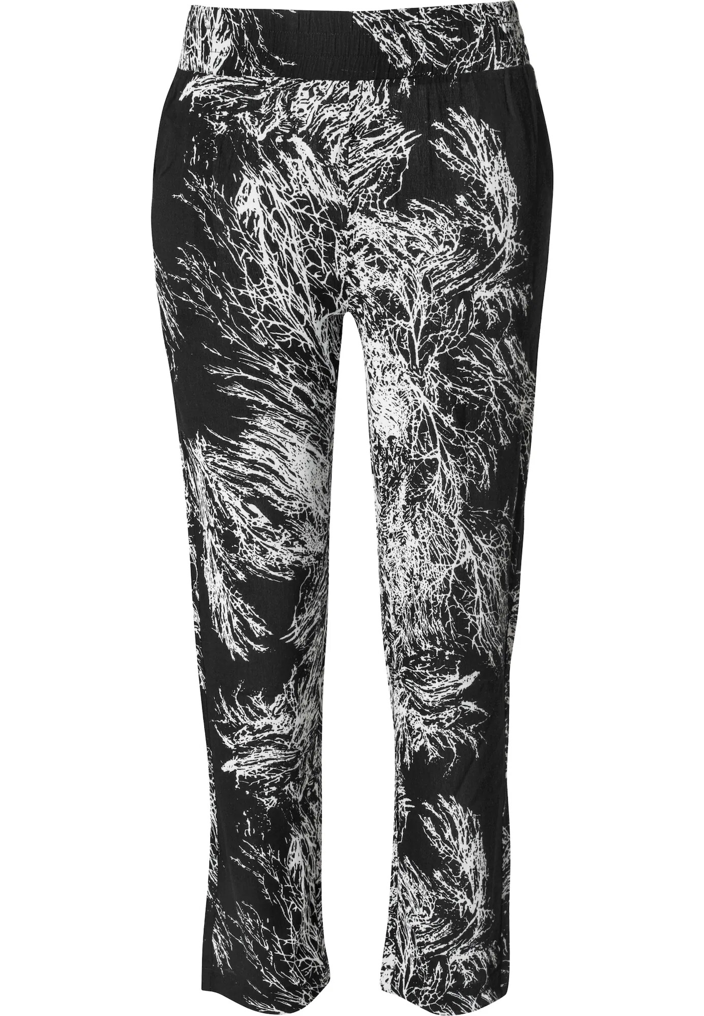 Urban Classics Pantaloni negru / alb - Pled.ro