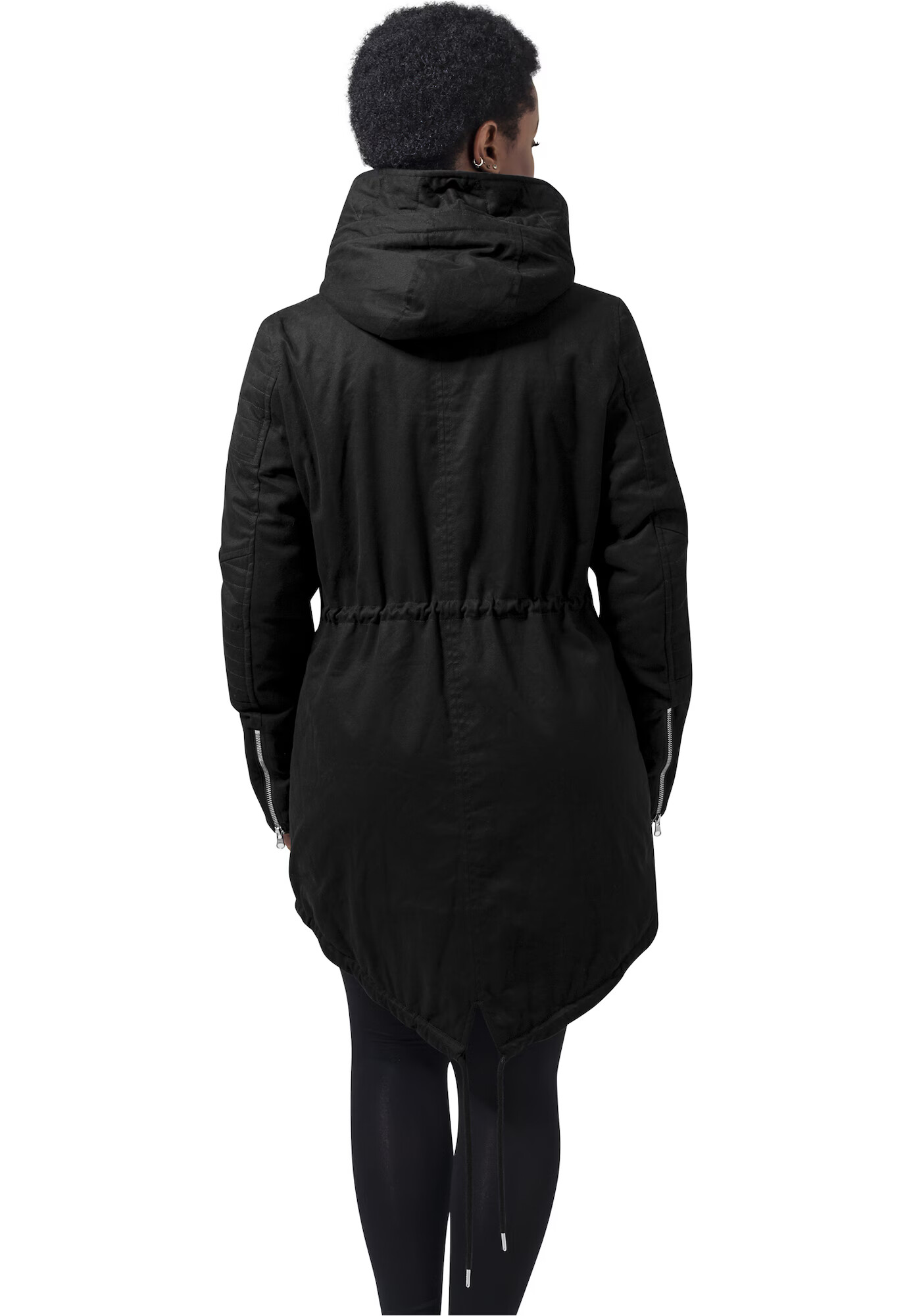 Urban Classics Parka de primăvară-toamnă negru - Pled.ro